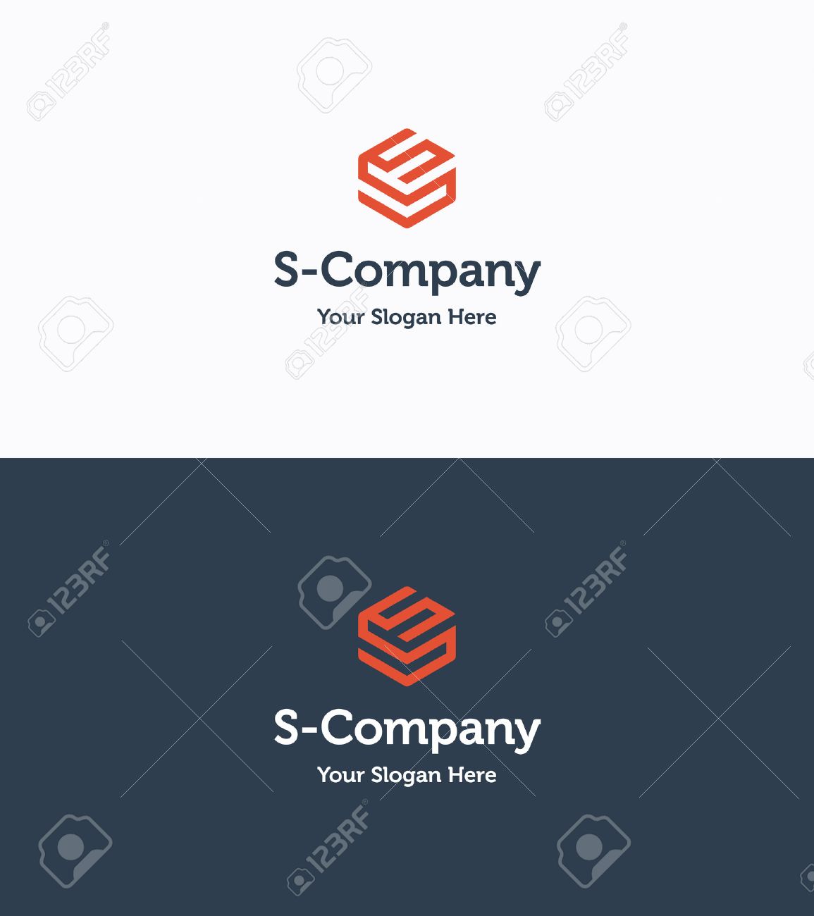 Download Frame Cube 3d Logo Template With Letter S Royalty Free Cliparts Vectors And Stock Illustration Image 42443267