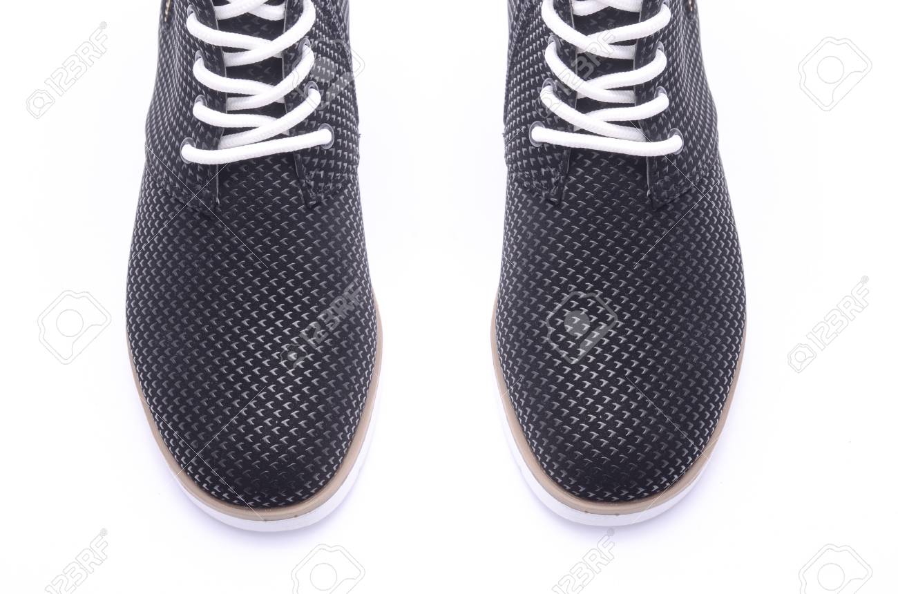 black boots white laces