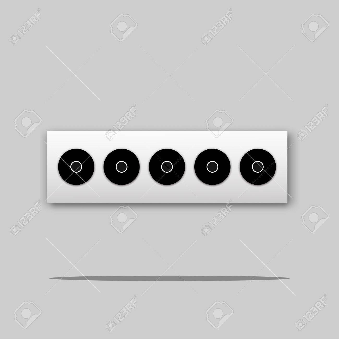 Icone Noire Avec Des Cibles De Biathlon Isole Sur Fond Gris Clip Art Libres De Droits Vecteurs Et Illustration Image 62834862