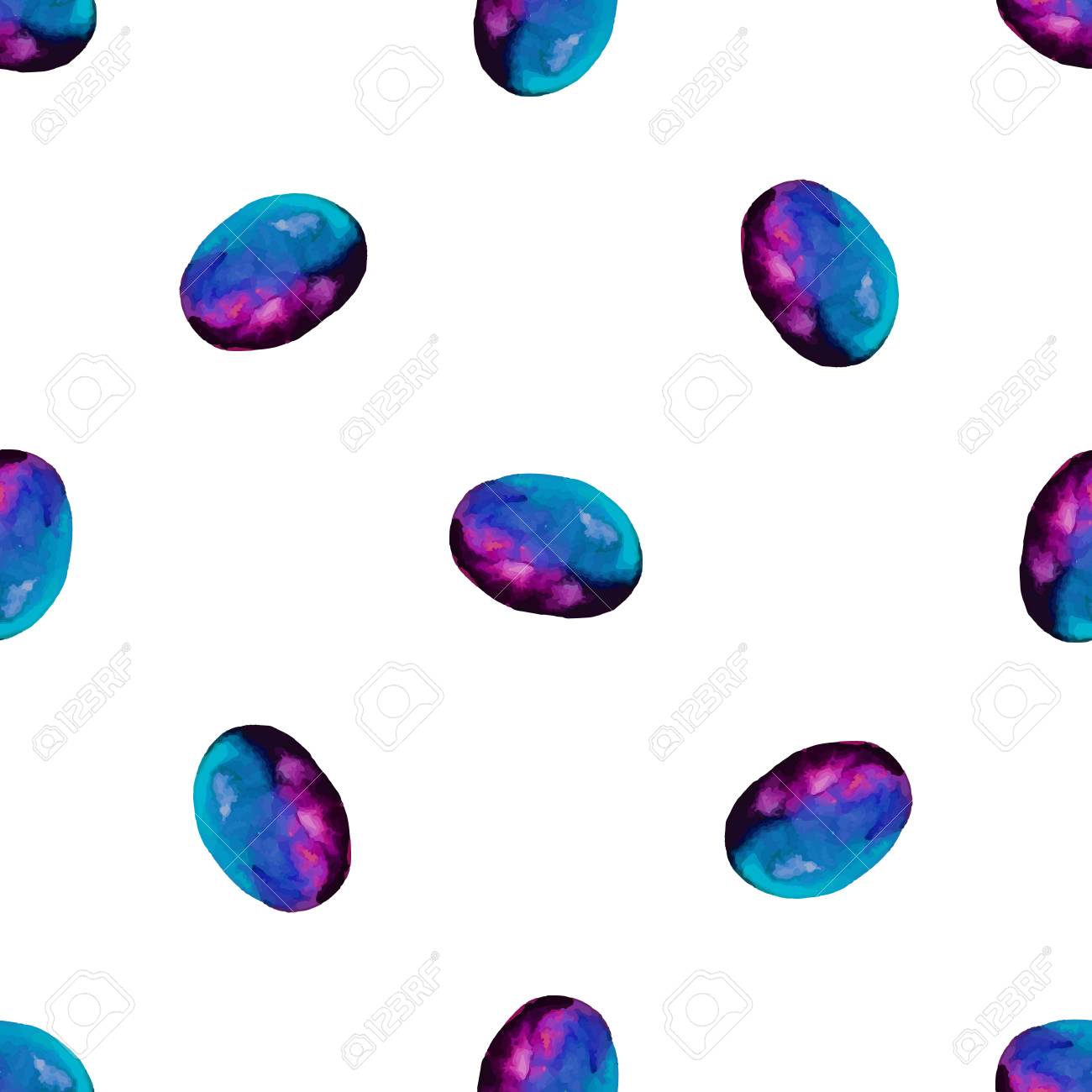 Vector Seamless pattern of watercolor Blue spots . Rainbow wallpaper. Cool print. Modern design. Creative style. On white background - 111780370 Vector Seamless pattern of watercolor Blue spots . Rainbow wallpaper. Cool print. Modern design. Creative style. On white background - 111780370