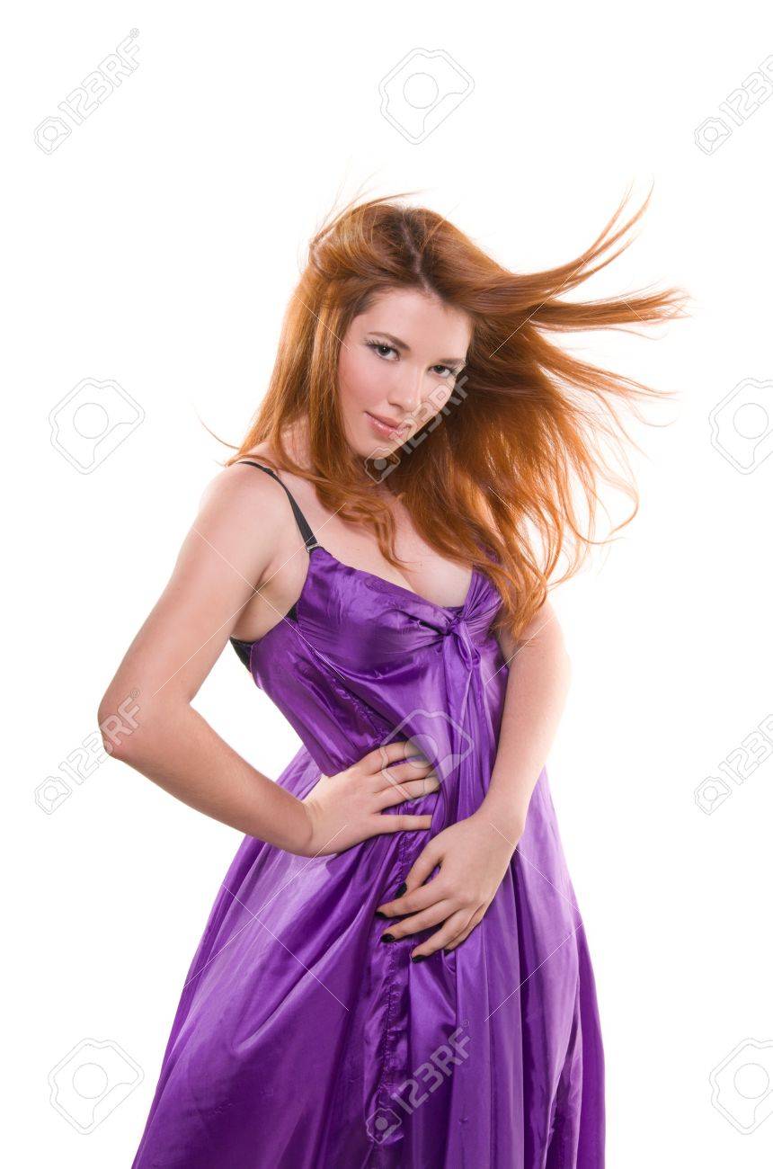 Purple Beautiful Dress
