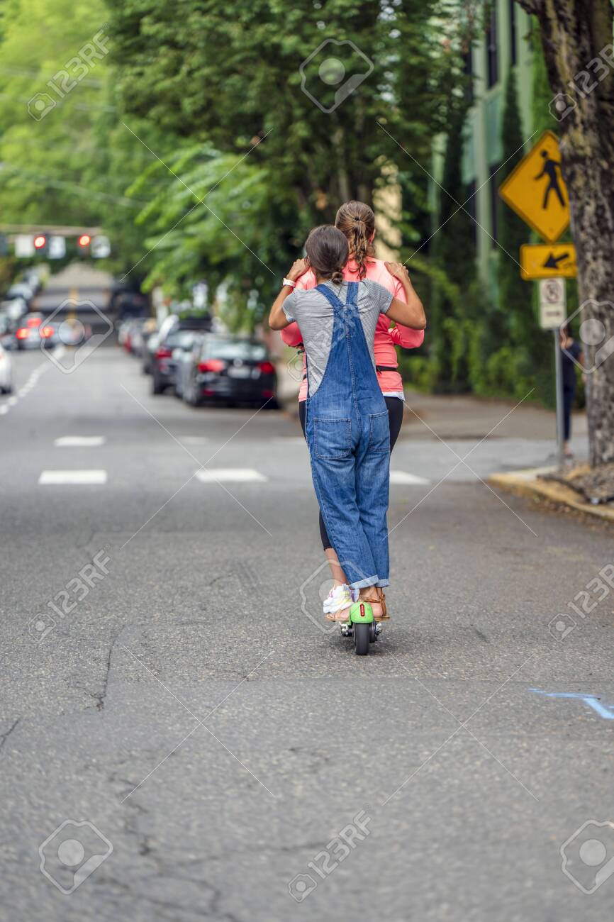 girls ride on scooter