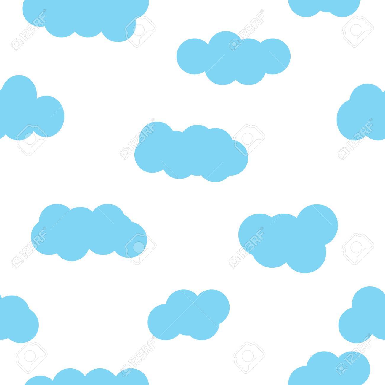 Motif Nuage Bleu Design Papier Peint Modele De Nuage Transparent Ensoleille Meteo Decoration Abstraite De Dessin Anime Toile De Fond Motif De Nuages Fond De Nuages Nuage Style De Motif Papier Nuageux