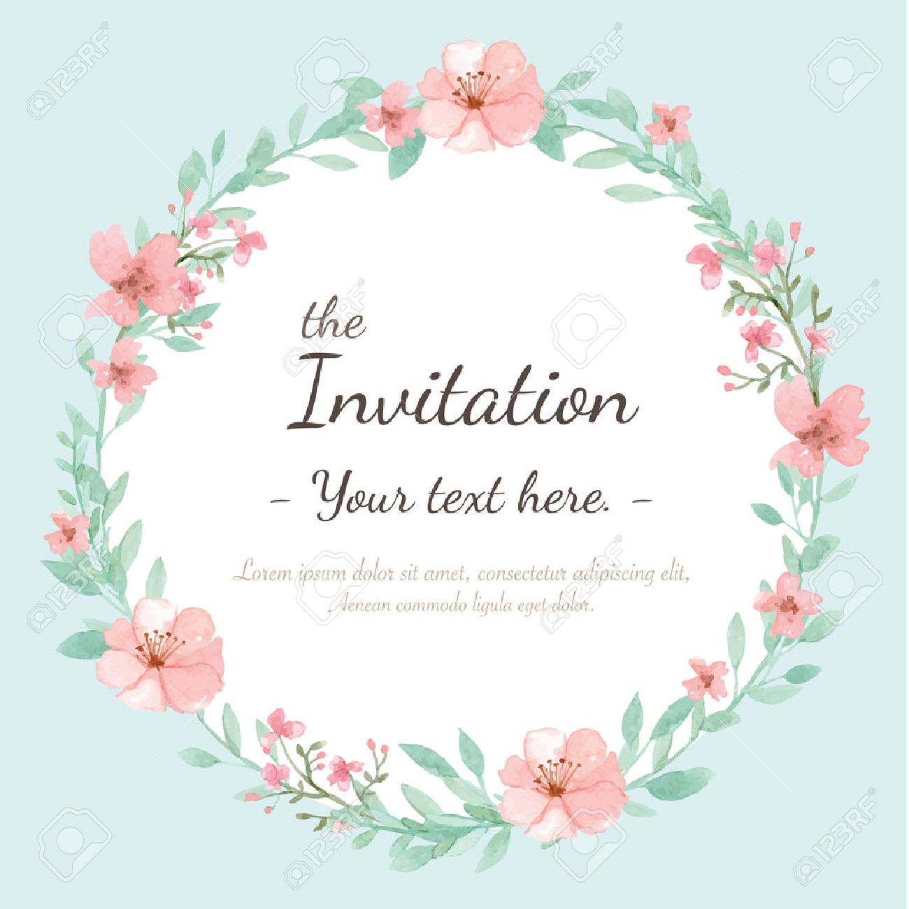 invitation greeting card