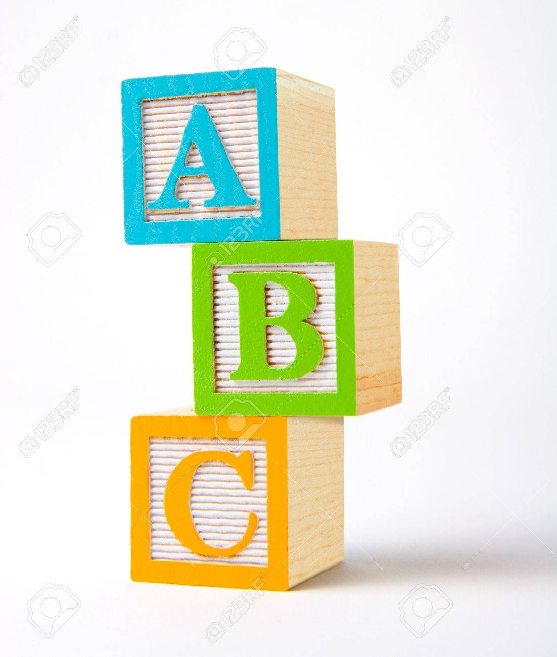 Premium Photo  Wooden alphabet blocks isolated on white