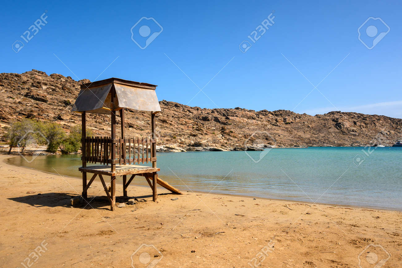Monastiri beach, beautiful and sandy beach located in a rocky bay. Paros island, Cyclades, Greece - 169664137 Monastiri beach, beautiful and sandy beach located in a rocky bay. Paros island, Cyclades, Greece - 169664137
