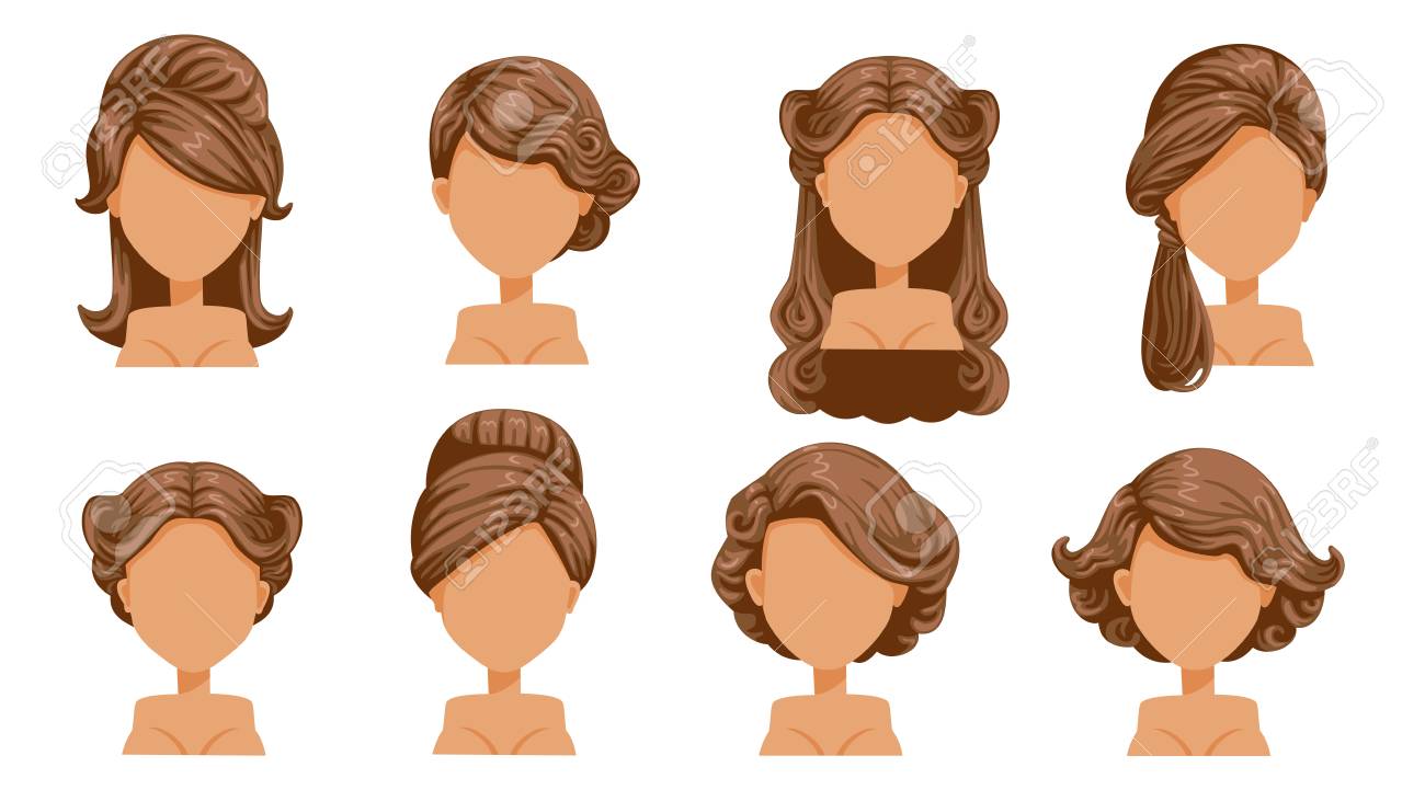 Female Retro Hair Vintage Hairstyles Of Women Hair Curling