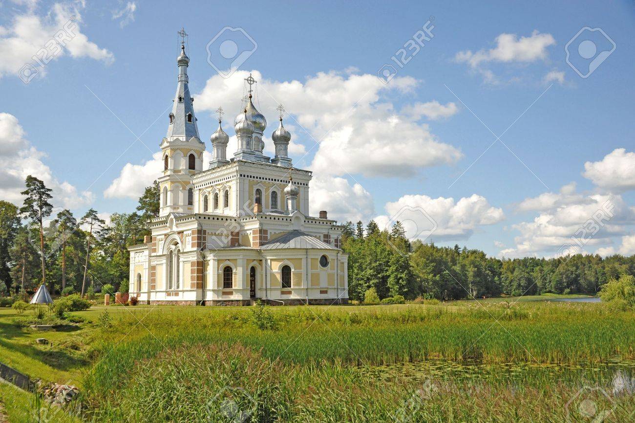 Alexander's orthodox temple Neva in Stamierine(Latvia) - 5499694 Alexander's orthodox temple Neva in Stamierine(Latvia) - 5499694