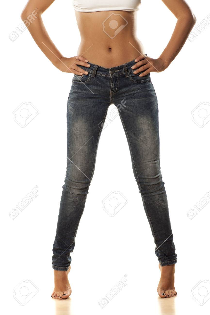 long legs in jeans