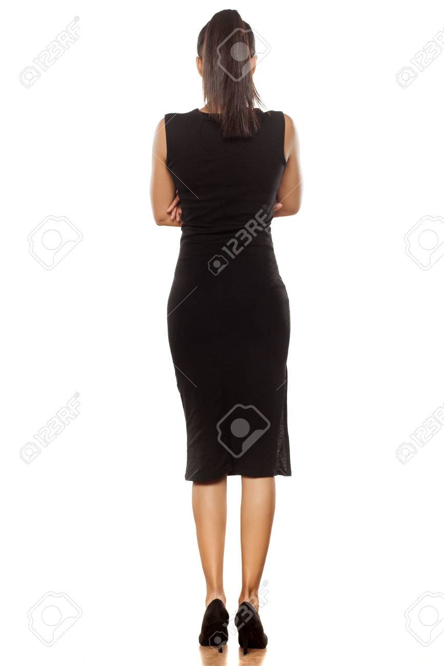 little tight black dress