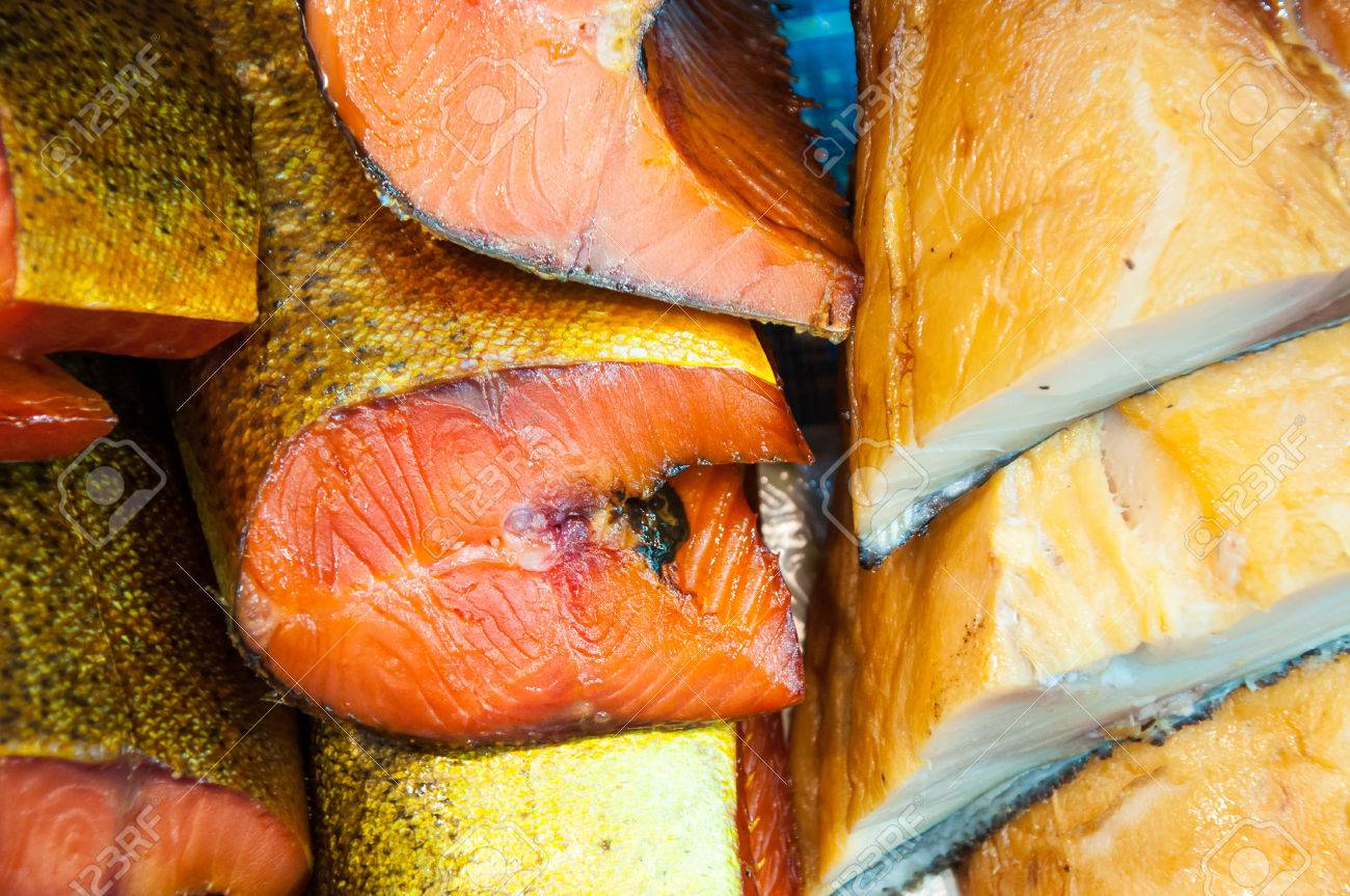 Fish assortment of smoked delicacies - 23816501 Fish assortment of smoked delicacies - 23816501