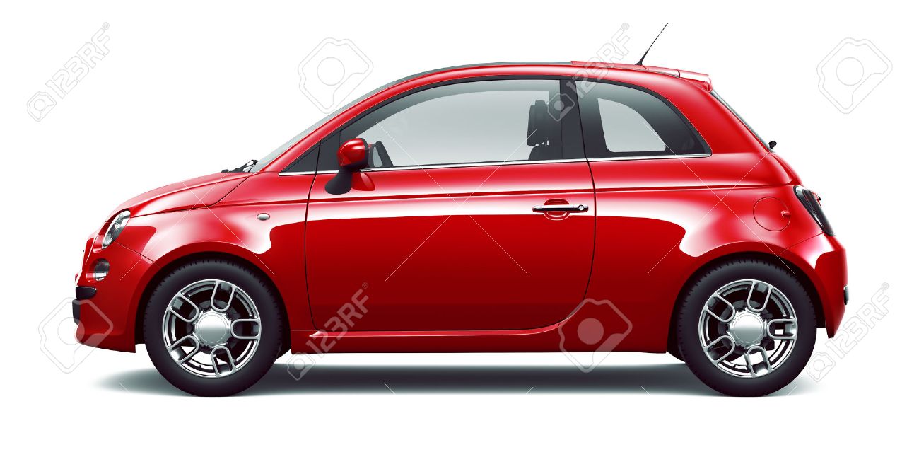 赤市車の側面 の写真素材 画像素材 Image