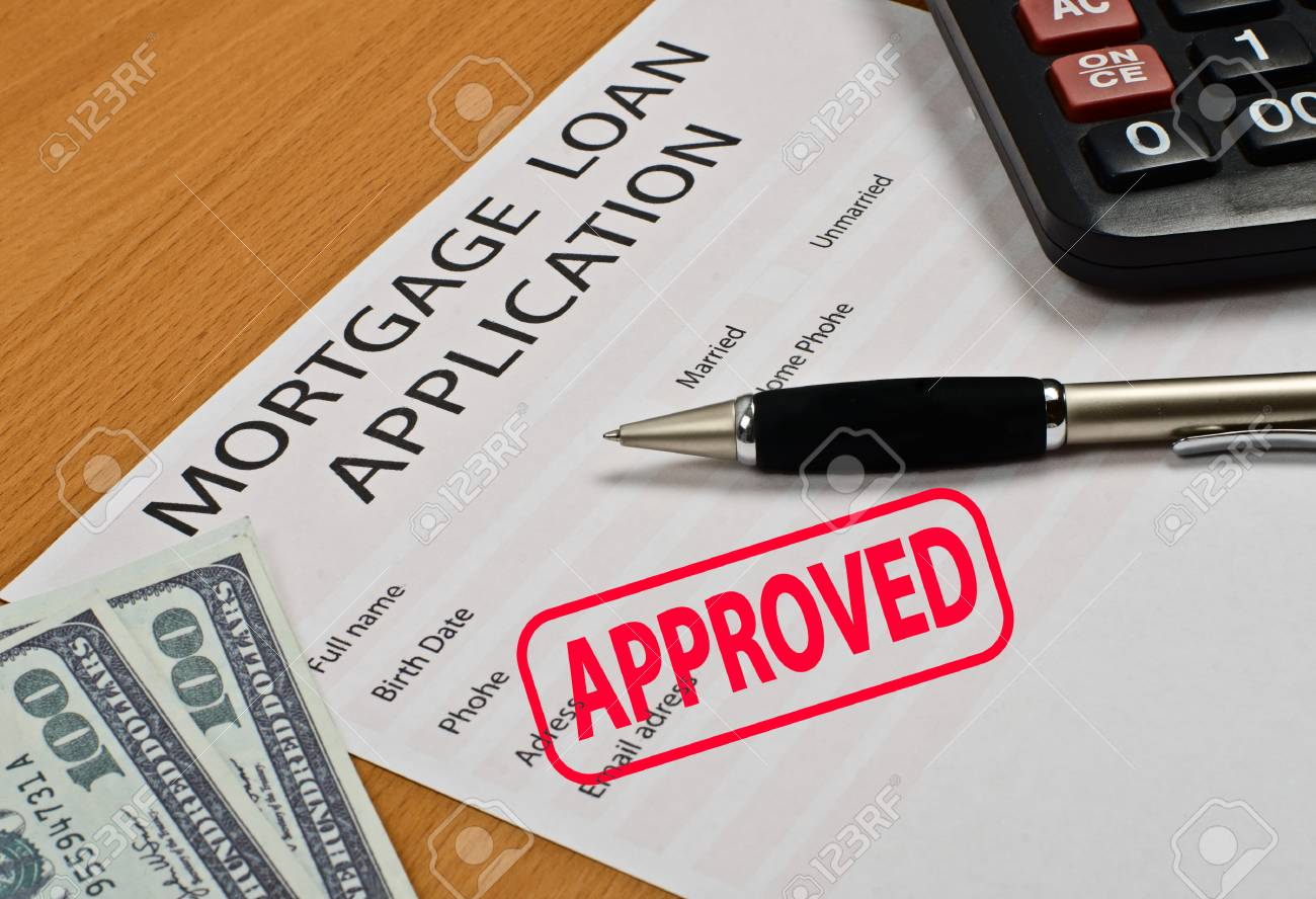 the application form for a mortgage loan is on the table next mortgage loan table