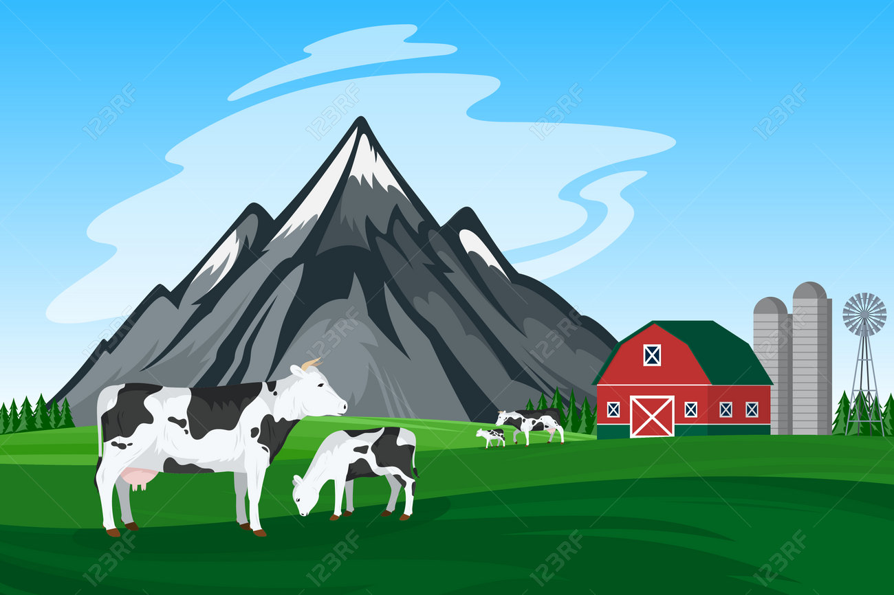 山の風景のイラストでベクター牛や子牛 夏の田舎の風景 牛 子牛やデザイン要素 牛乳栽培 のイラスト素材 ベクタ Image 山の風景のイラストでベクター牛や子牛 夏の田舎の風景 牛 子牛やデザイン要素 牛乳栽培 のイラスト素材 ベクタ Image