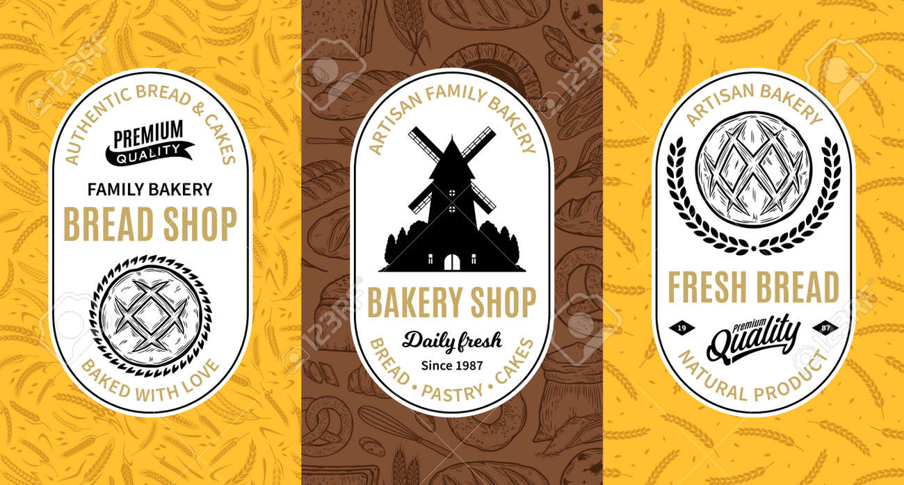 bread-labels-and-packaging-design-templates-for-baked-goods-bakery-branding-and-identity-vector-bakery-illustrations-and-patterns-royalty-free-svg-cliparts-vectors-and-stock-illustration-image-188021667