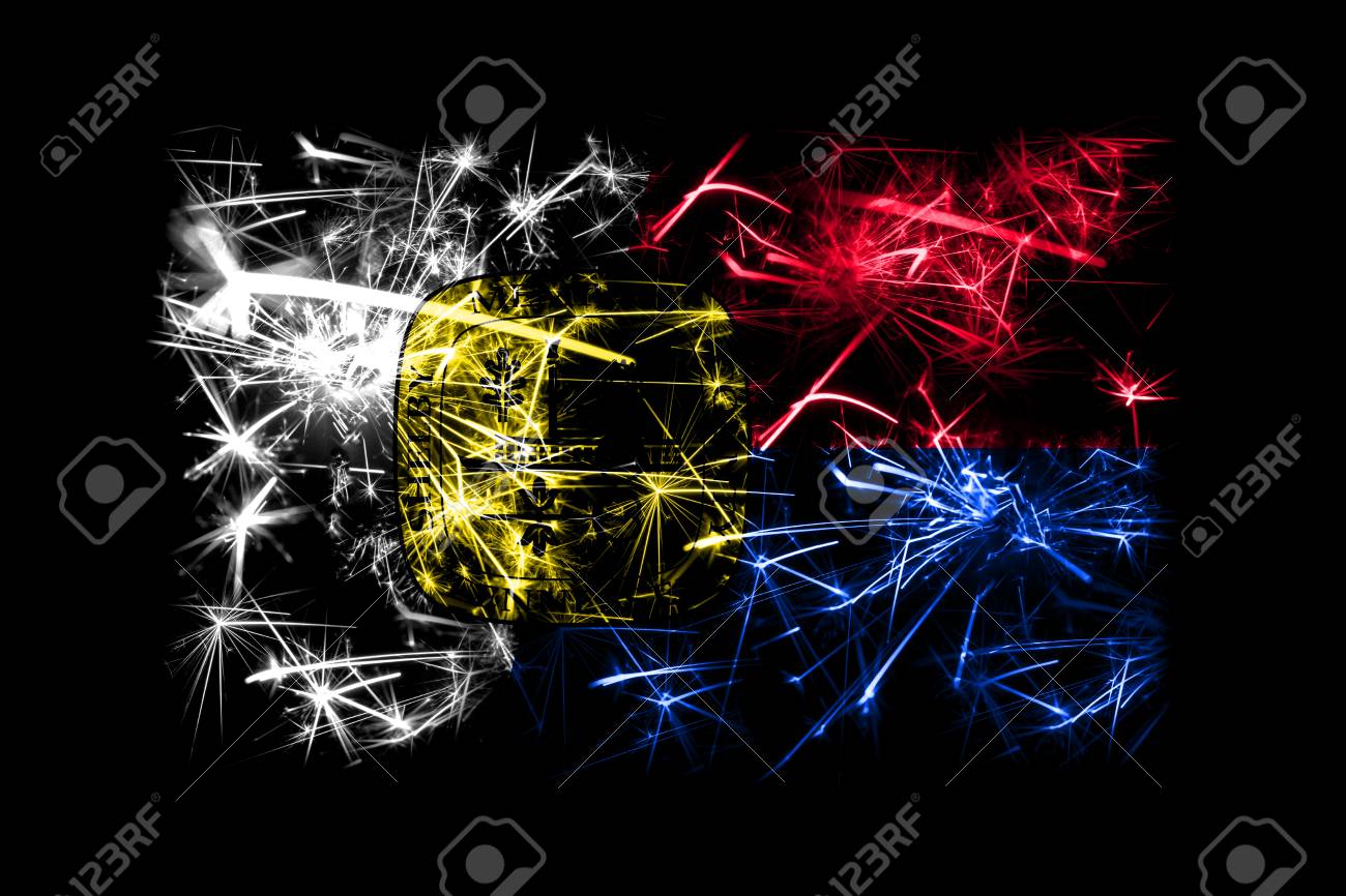 Christmas In Memphis 2019 Memphis, Tennessee Fireworks Sparkling Flag. New Year 2019 And Christmas In Memphis 2019 Memphis, Tennessee Fireworks Sparkling Flag. New Year 2019 And