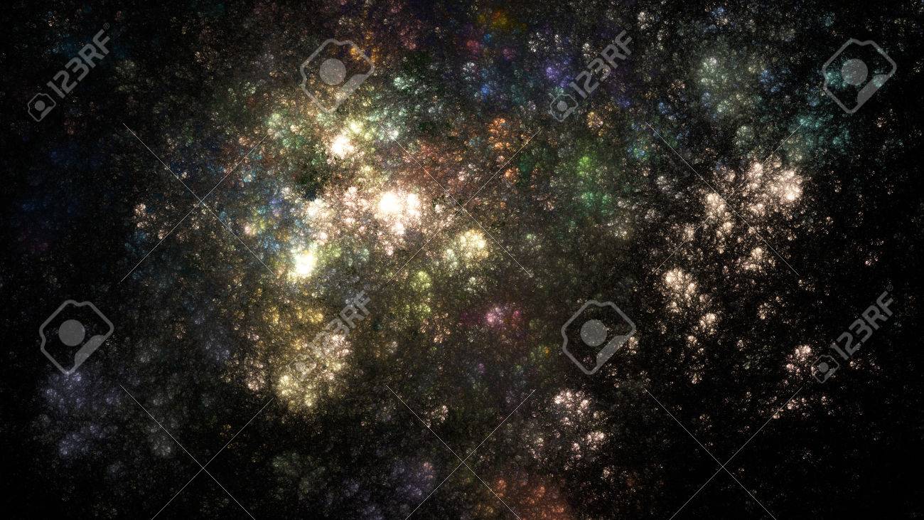 爆発超新星 明るい星の星雲です 遠くの銀河 新年の花火 抽象的なイメージ フラクタル壁紙デスクトップ デジタル アート創造的なグラフィック デザイン 16 9 ワイド スクリーン モニターを書式設定します の写真素材 画像素材 Image