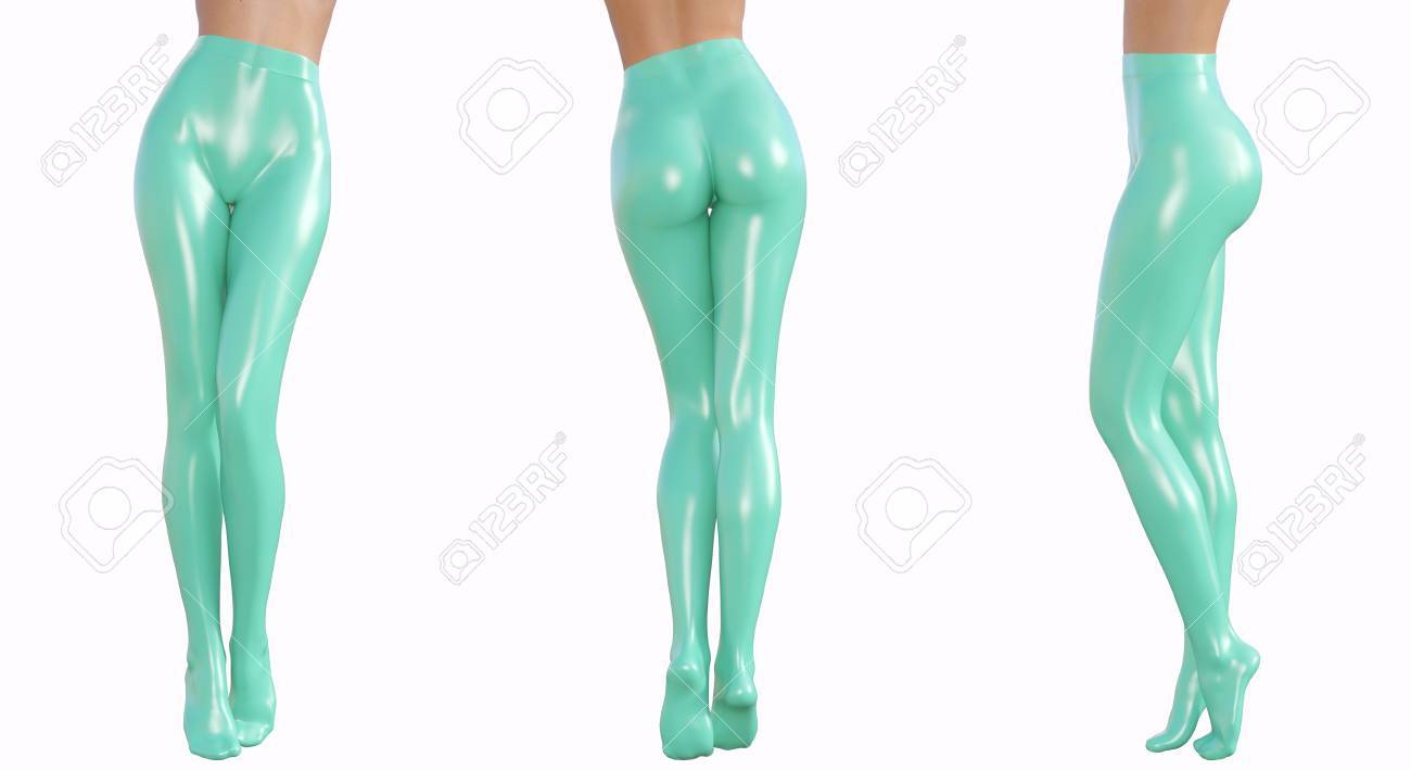 Illustration Set Sexy Slim Female Legs Latex Pantyhose Conceptual Fashion Art Shiny Stockings Seductive Candid Pose Illustration Set Sexy Slim Female Legs Latex Pantyhose Conceptual Fashion Art Shiny Stockings Seductive Candid Pose