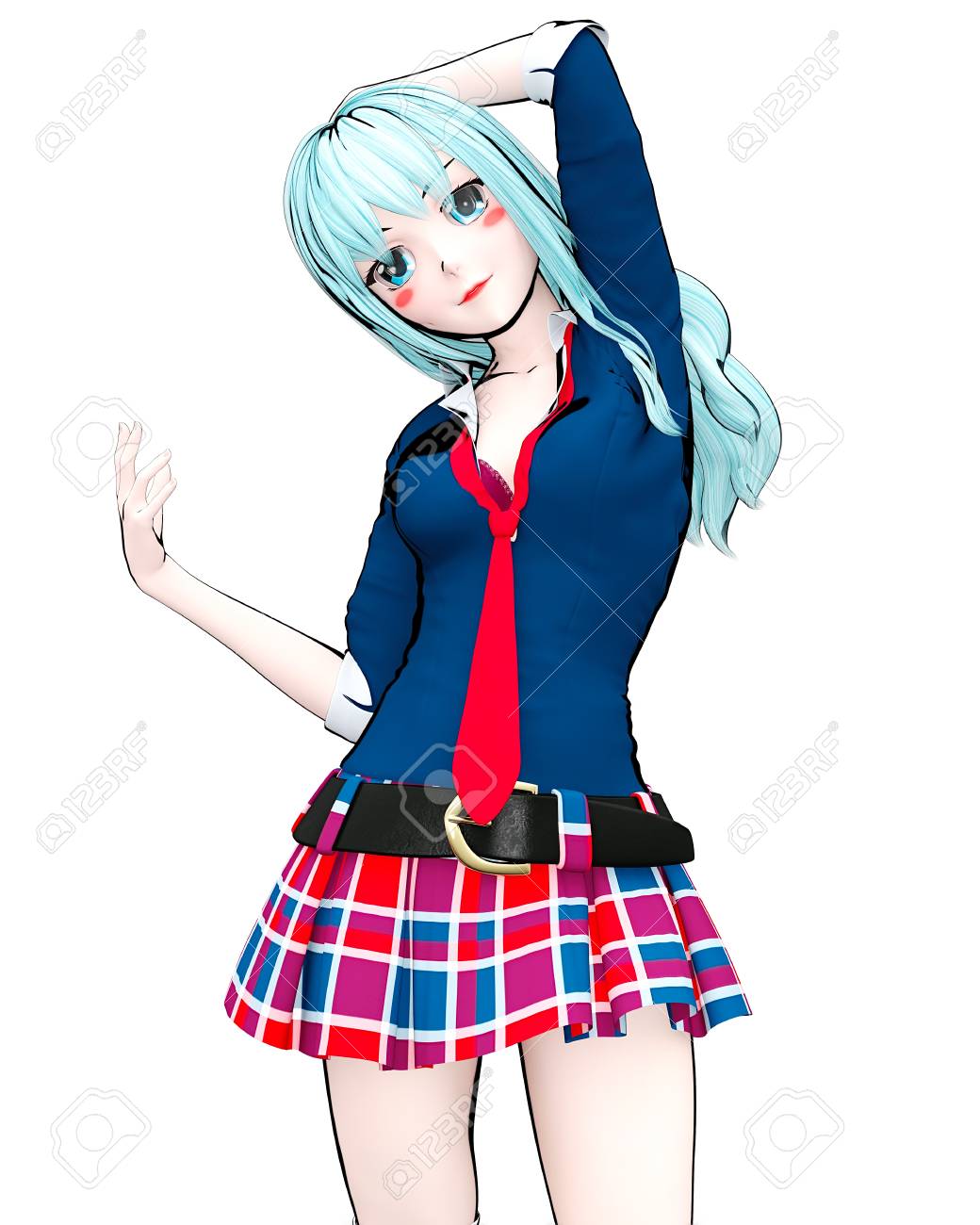 anime school doll