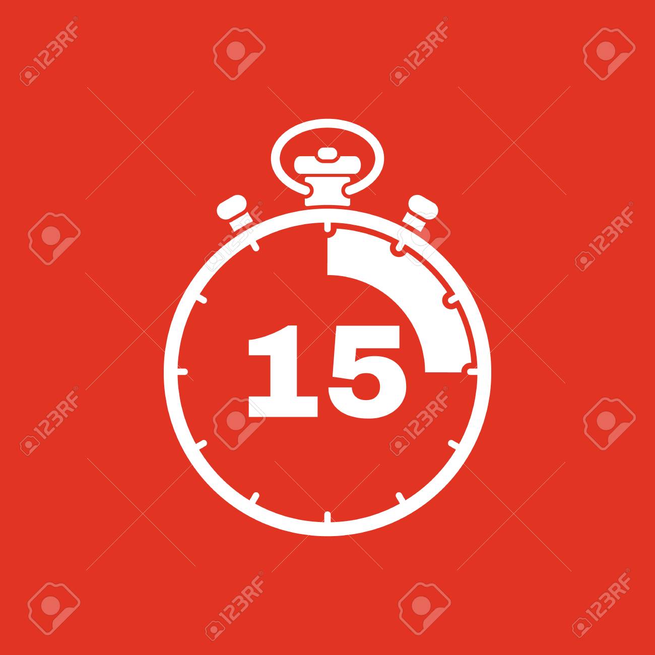 the 15 seconds minutes stopwatch icon clock and watch timer 15 minute countdown timer