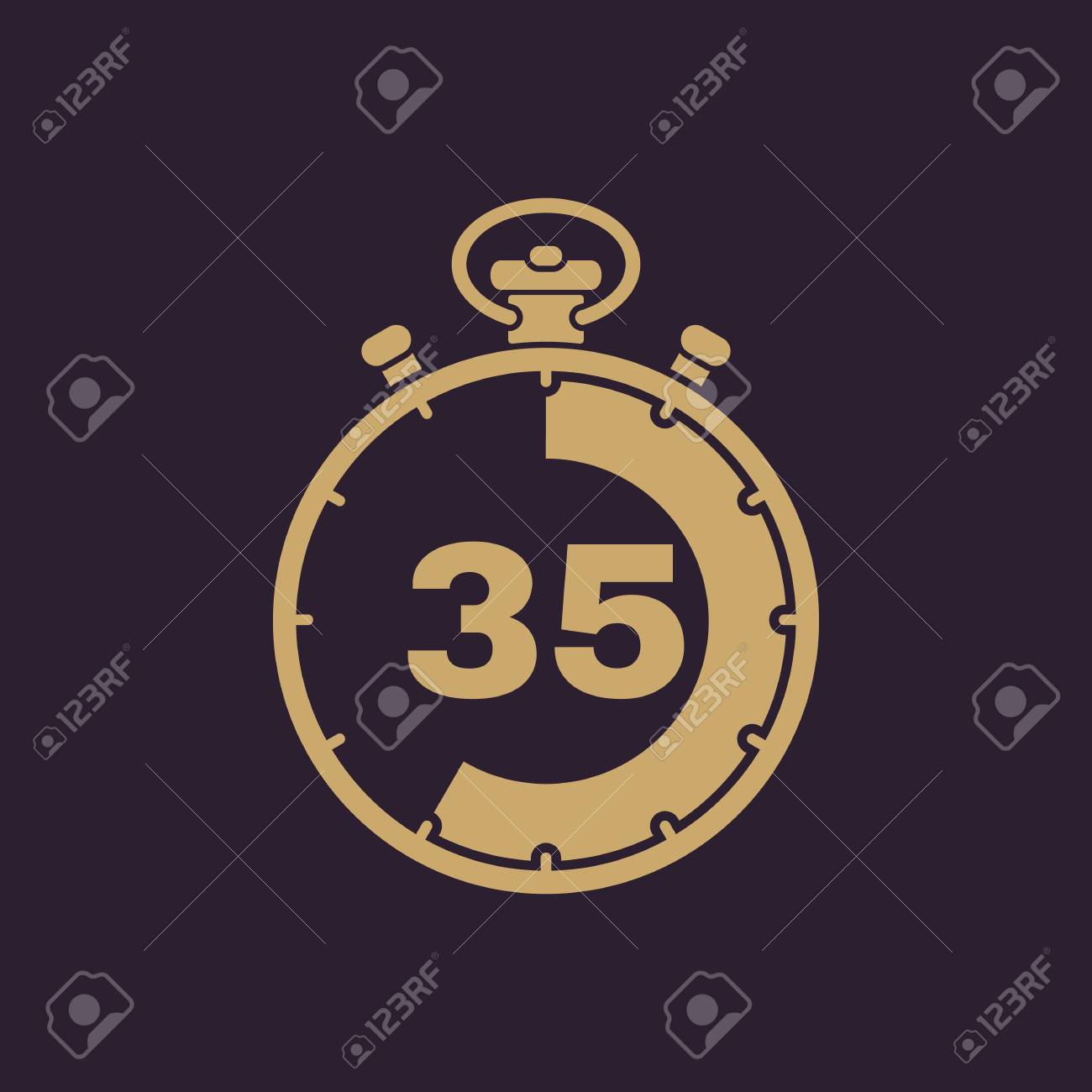 Countdown Symbol Web Uhr Stoppuhr Stoppuhr Sekunden Schiedsrichter