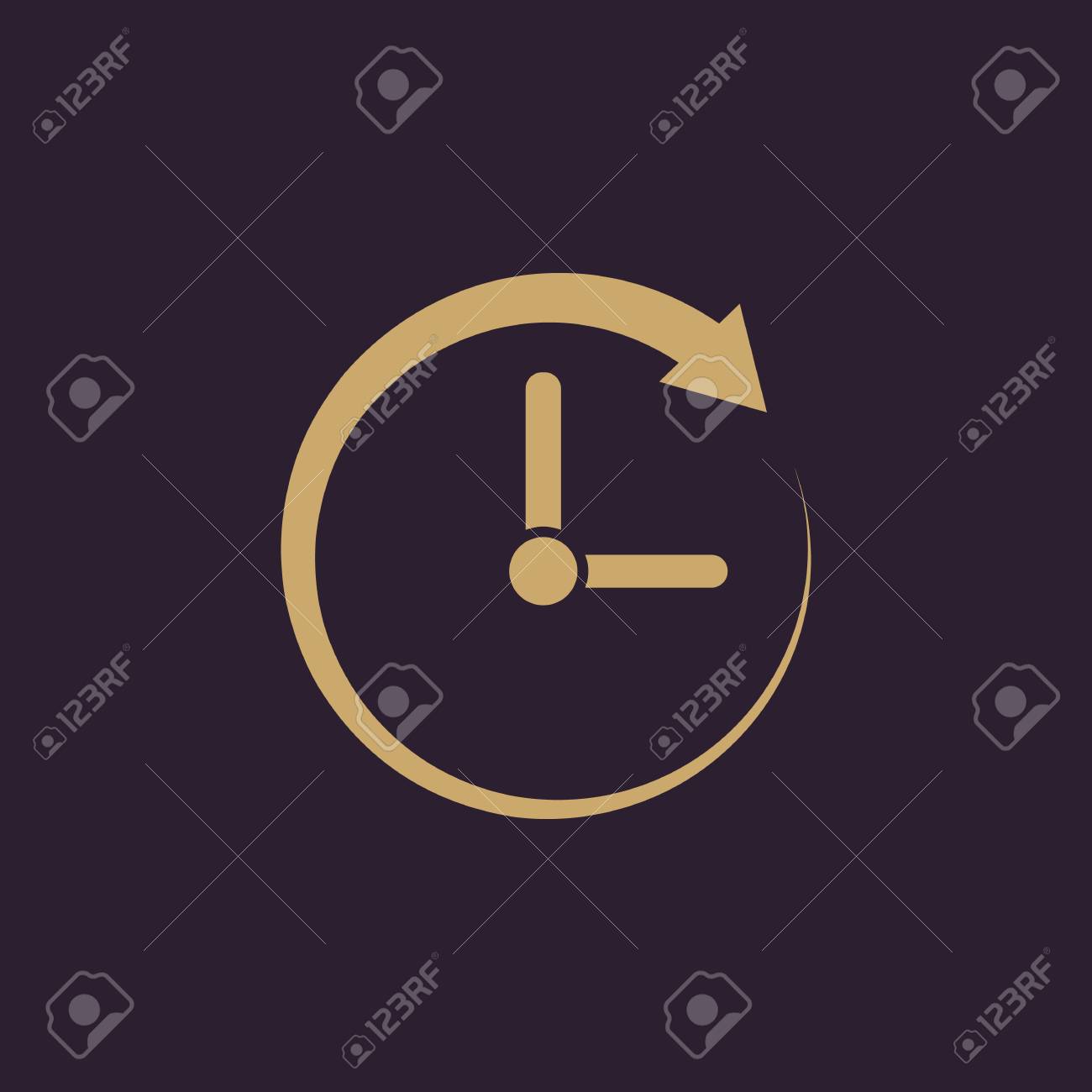 time clock icon time and watch timer clock symbol ui web