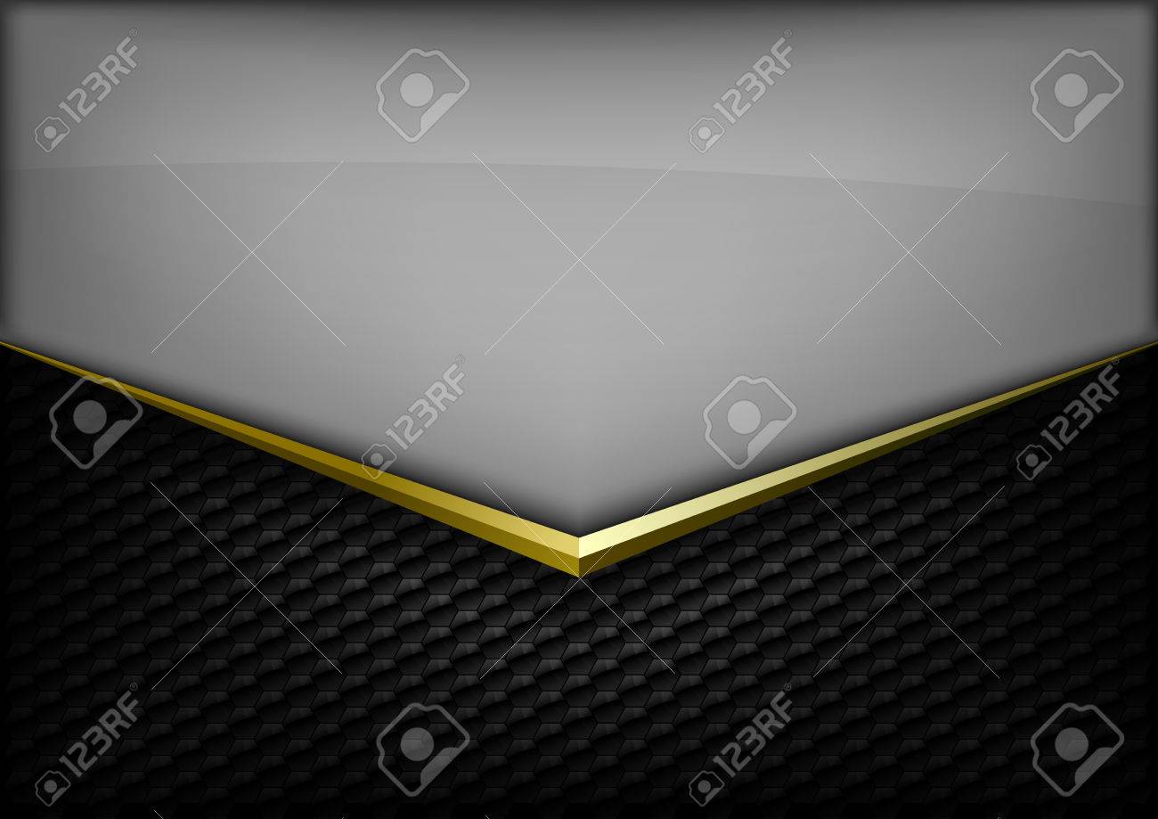 Modern elegant layout. Gold arrow between gray and black spaces. Version without sample text. You can find version with sample text in my gallery. - 36947875 Modern elegant layout. Gold arrow between gray and black spaces. Version without sample text. You can find version with sample text in my gallery. - 36947875