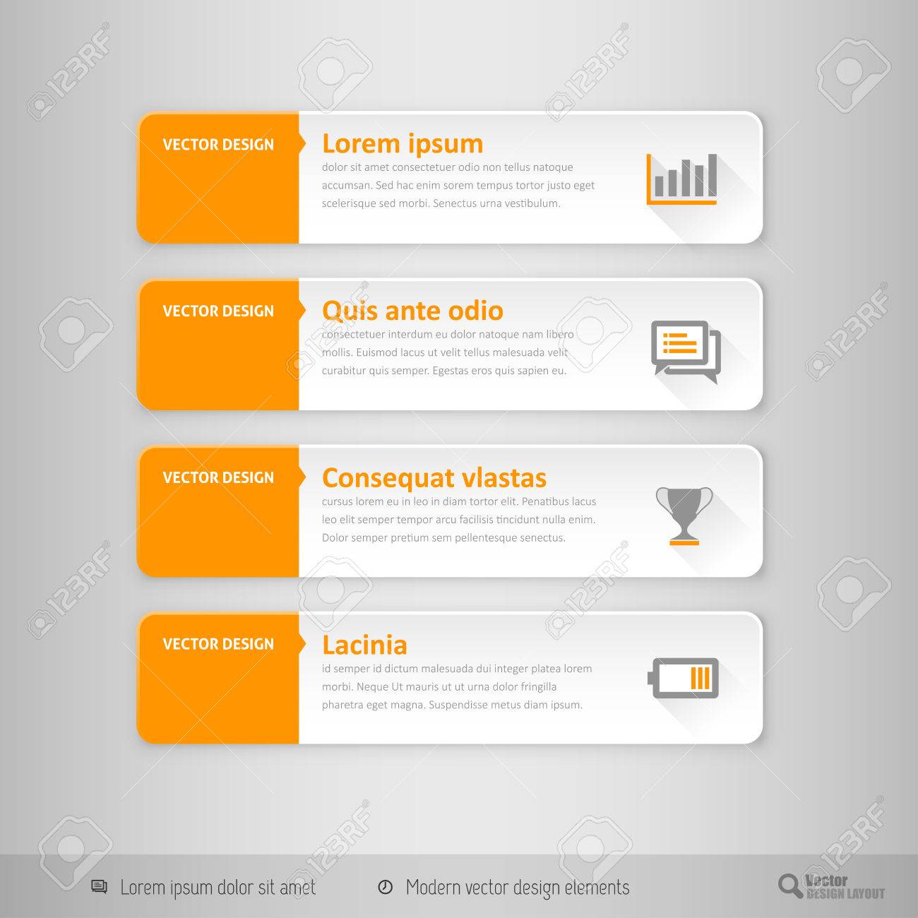 design elements for infographics layout web pages modern symbols modern page layout