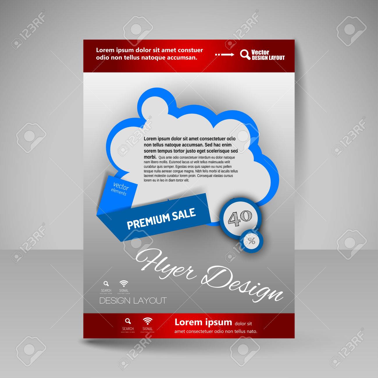 template of flyer for business brochures presentations websites business brochures