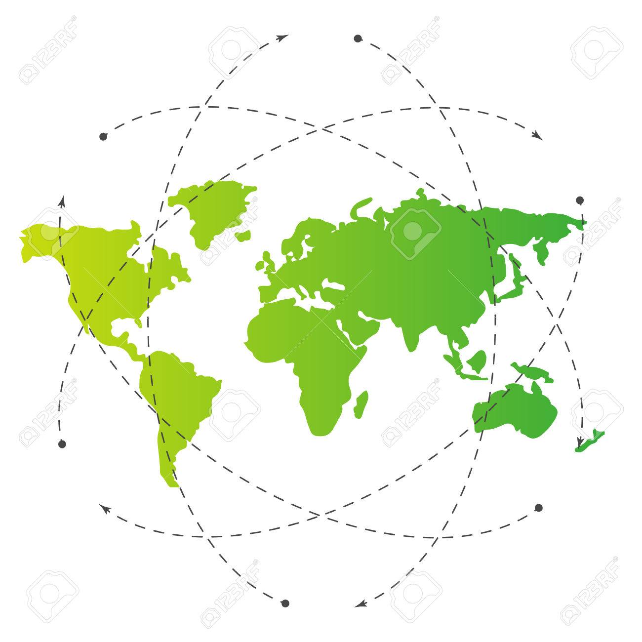 earth map template