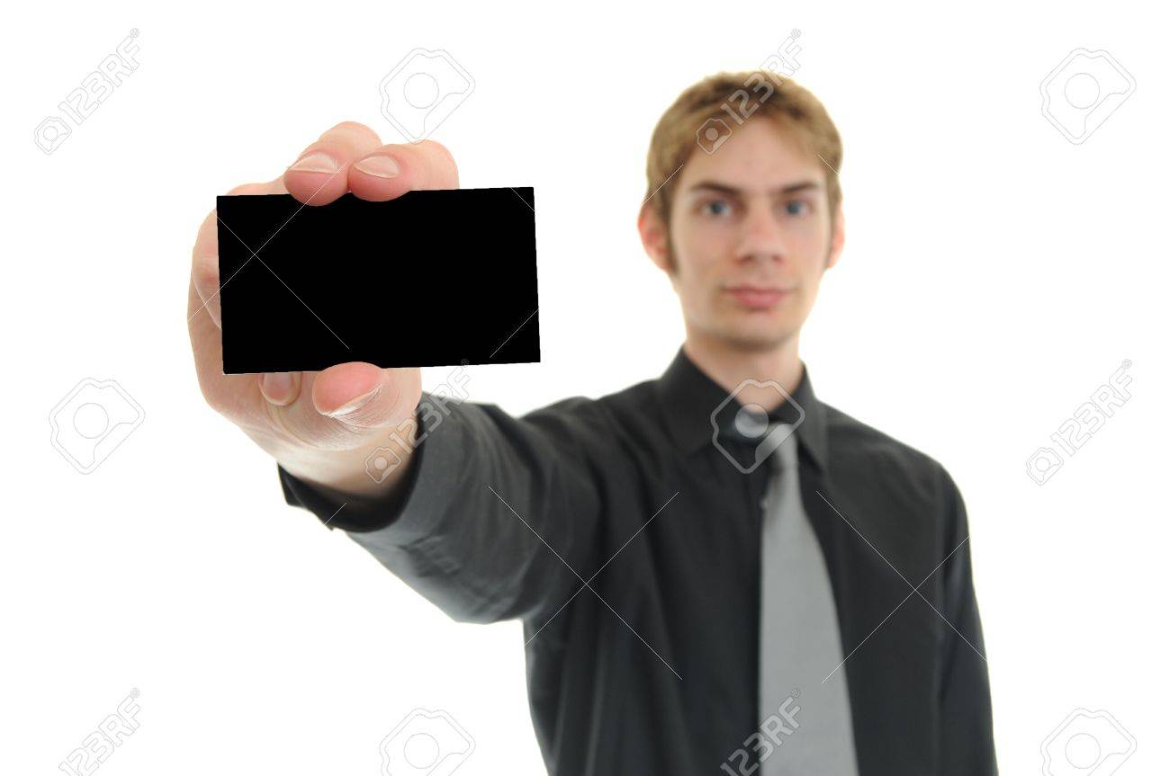 blank business card stock