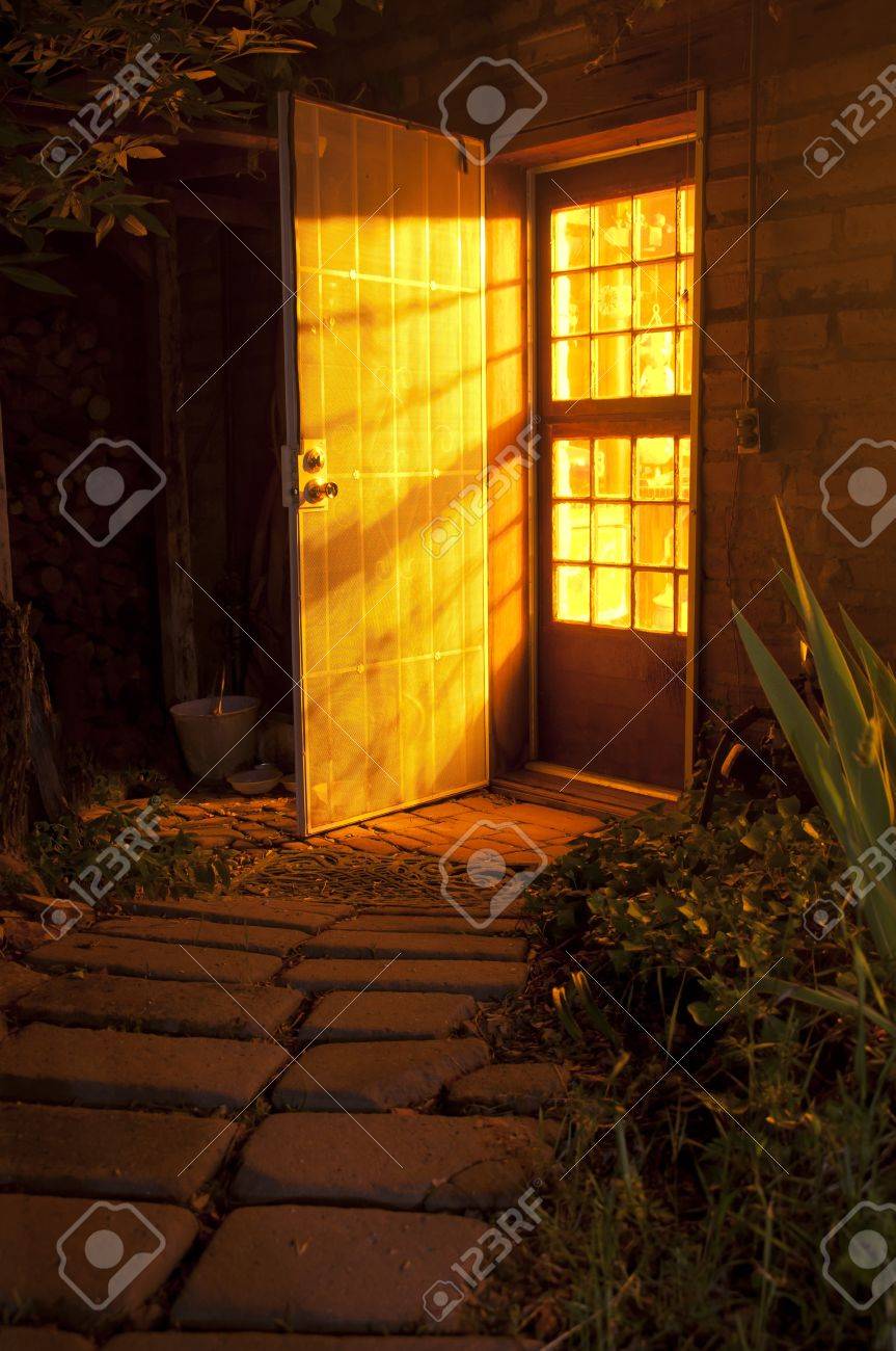 Doorstep At Night Images – Browse 1,352 Stock Photos, Vectors, and Video