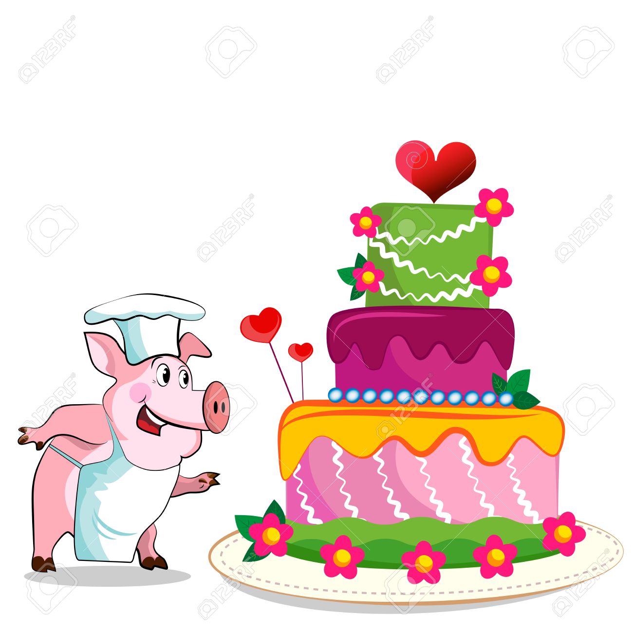 Cochon Cuisinier Chef Titulaire Gateau D Anniversaire Clip Art Libres De Droits Vecteurs Et Illustration Image Cochon Cuisinier Chef Titulaire Gateau D Anniversaire Clip Art Libres De Droits Vecteurs Et Illustration Image