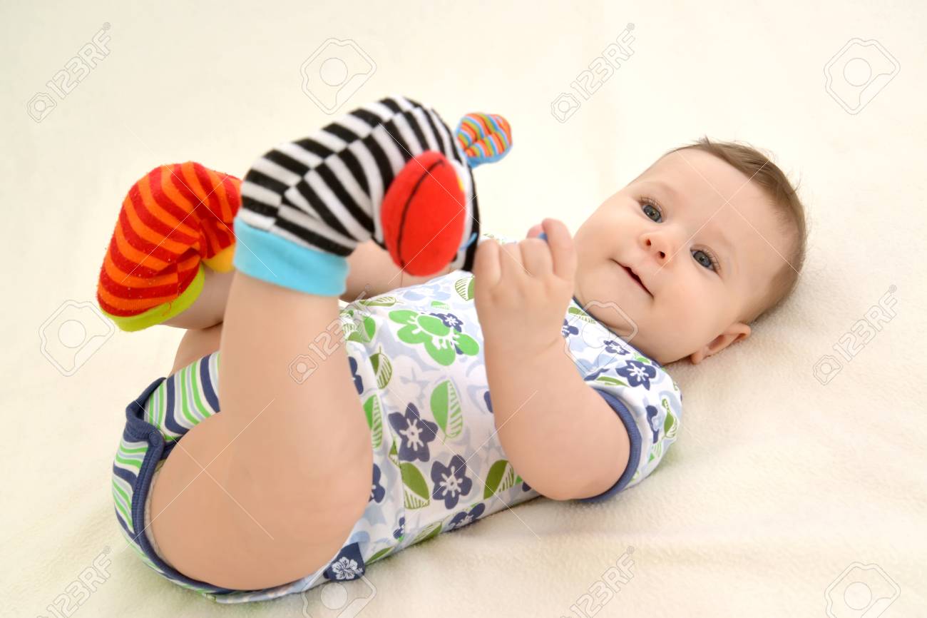 baby socks with rattles