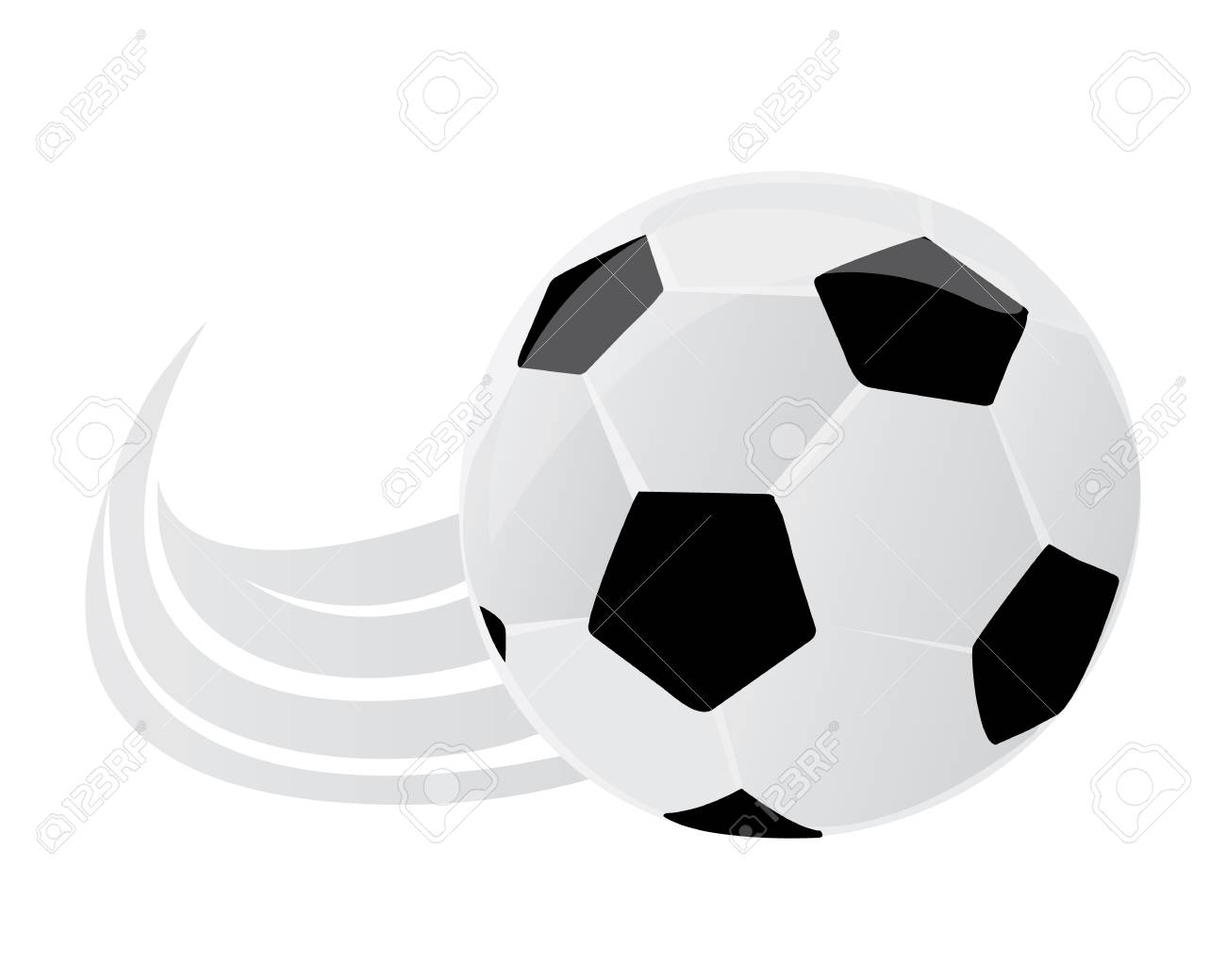 vector illustration of a soccer ball football style can be soccer ball invitations
