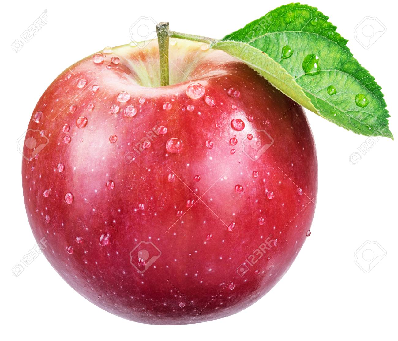물 방울과 잘 익은 빨간 사과. 파일 클리핑 패스를 포함합니다. 로열티 무료 사진, 그림, 이미지 그리고 스톡포토그래피. Image  90699695