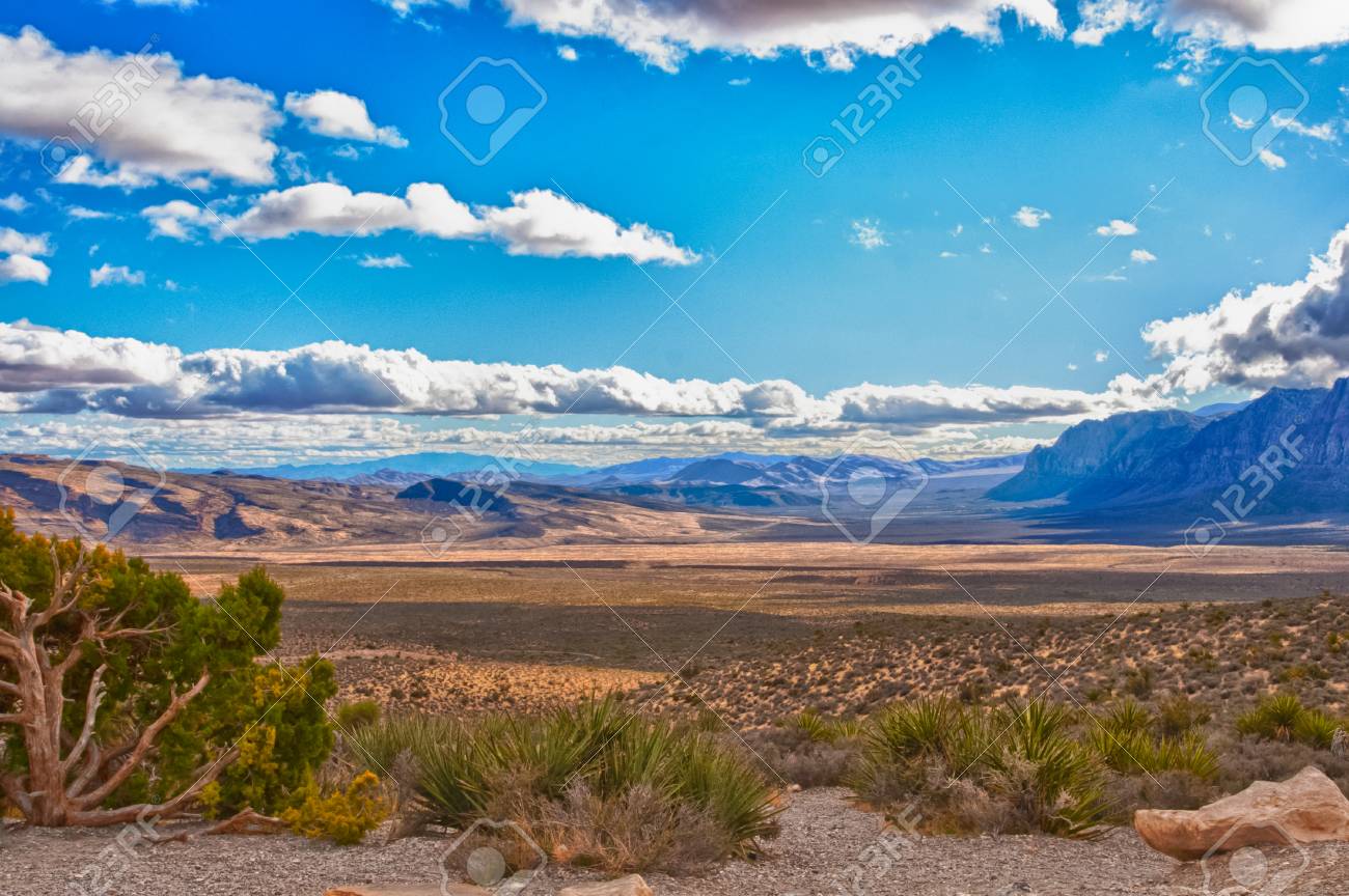 米国ネバダ州の砂漠の風景 の写真素材 画像素材 Image