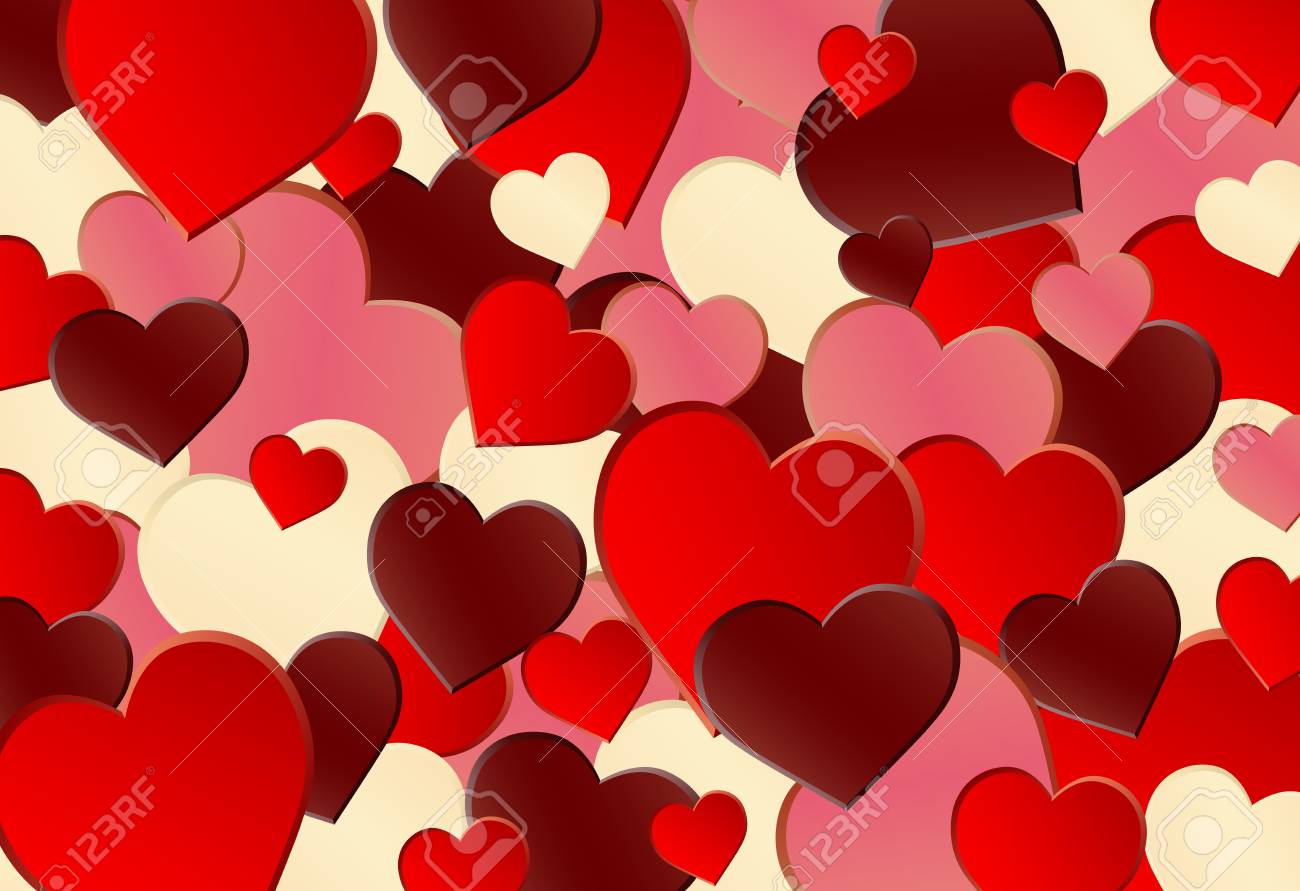 Different Red Heart Shape Background For Wallpaper Or Banner Royalty Free  SVG, Cliparts, Vectors, and Stock Illustration. Image 53163720., image size:1300x891