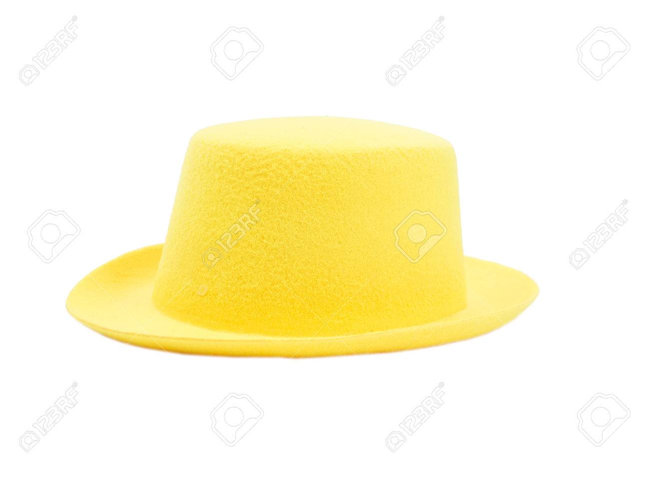 bright yellow hat
