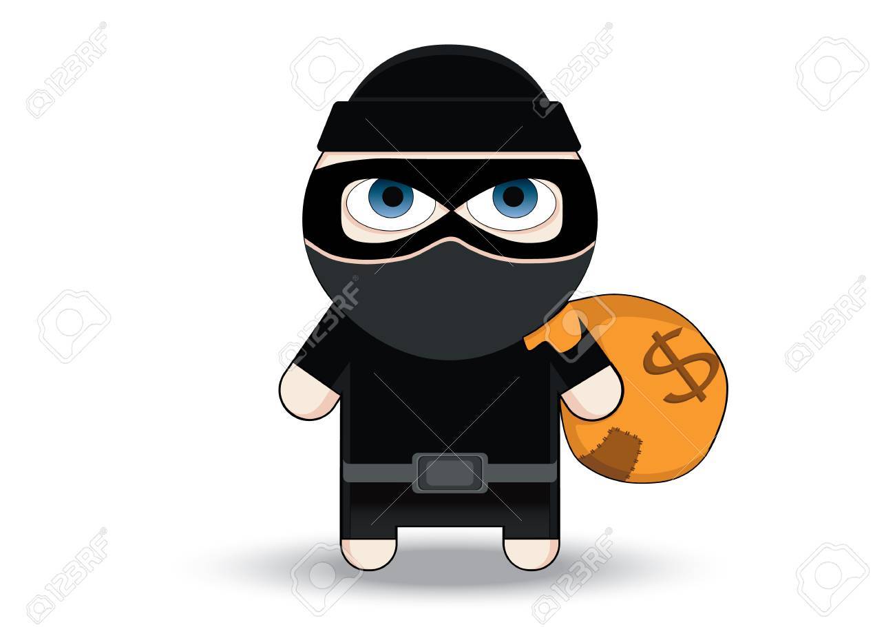 Thief Flat Character Design Bandit With Big Bag Robber In Mask Royalty Free Cliparts Vectors And Stock Illustration Image 84105455 Download high quality bandits cartoons from our collection of 41,940,205 cartoons. thief flat character design bandit with big bag robber in mask