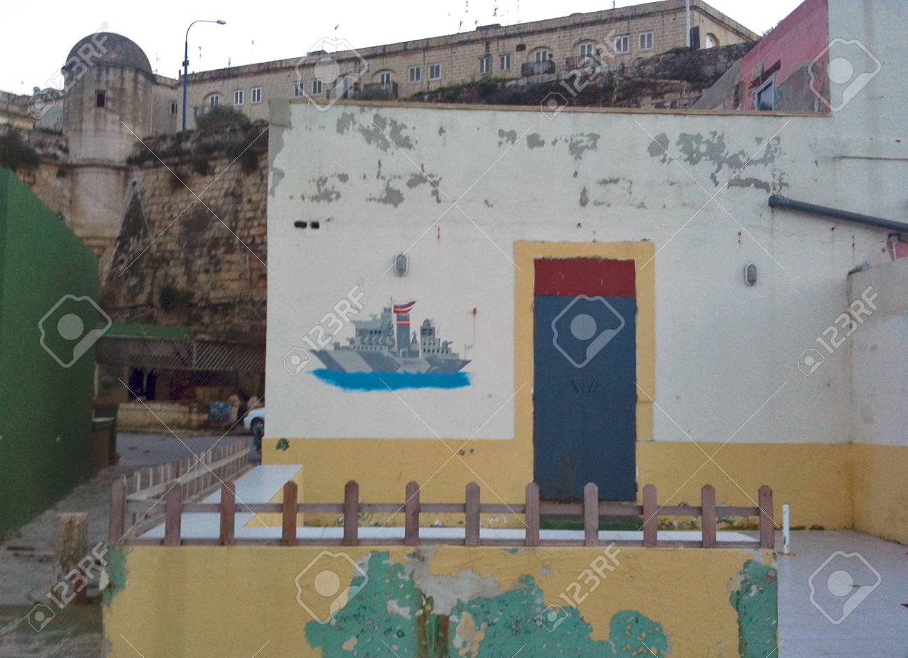 Building in a fishing village located in Malta - 34391435 Building in a fishing village located in Malta - 34391435