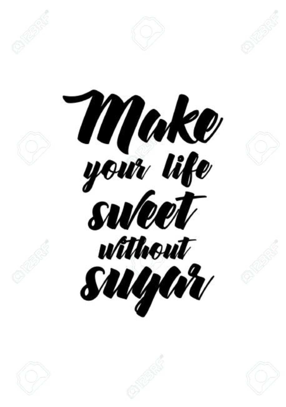 Citation De La Vie Isole Sur Fond Blanc Faites Votre Vie Douce Sans Sucre Clip Art Libres De Droits Vecteurs Et Illustration Image