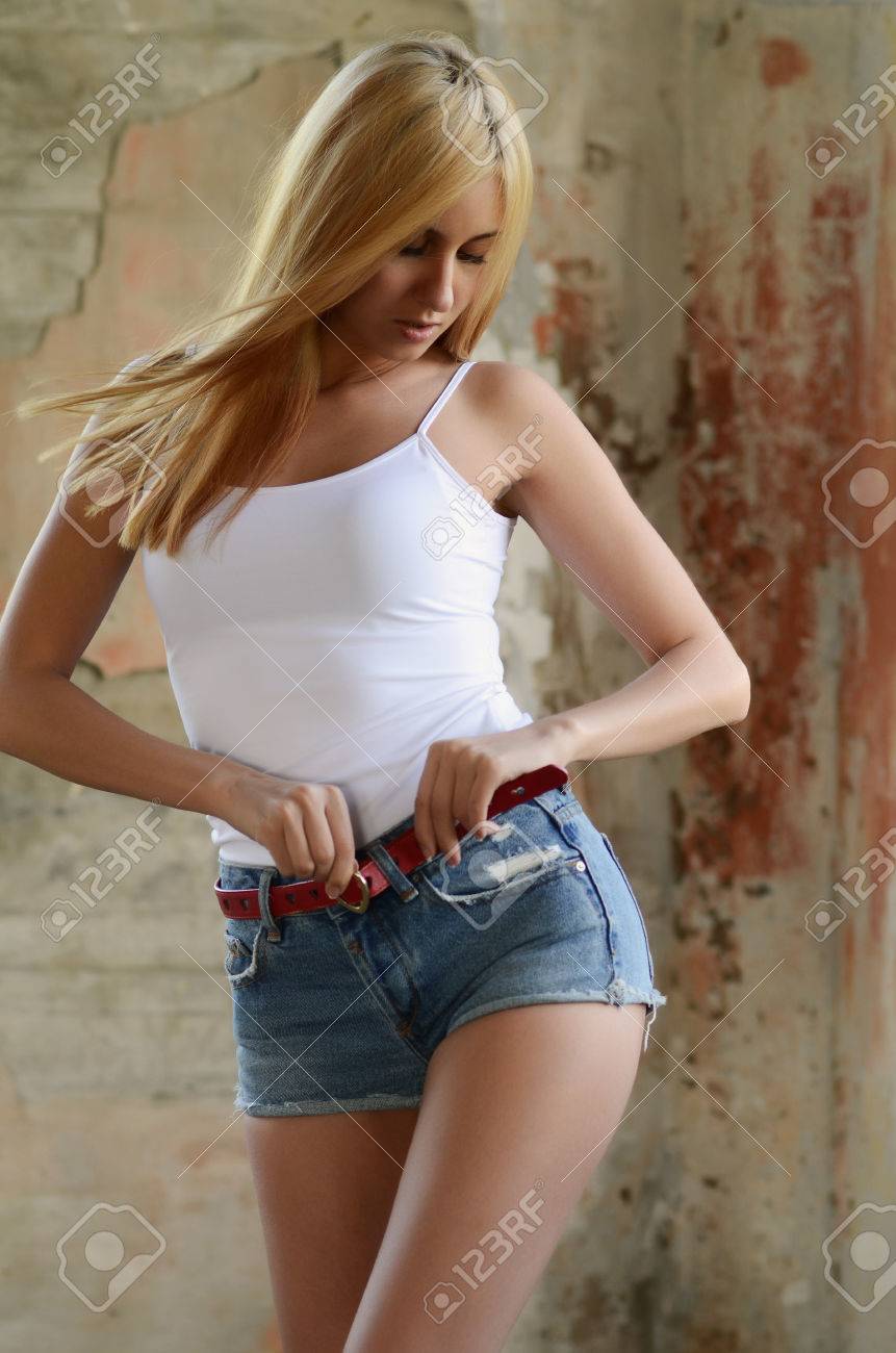 Sexy blonde girl