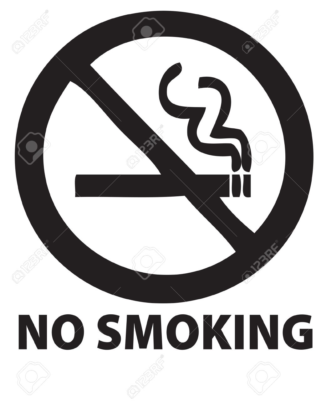 no smoking symbol golfclub