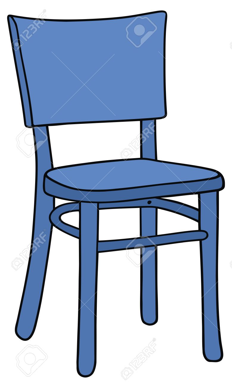Hand Drawing Of A Blue Chair Stock Vector Hand Drawing Of A Blue Chair Stock Vector