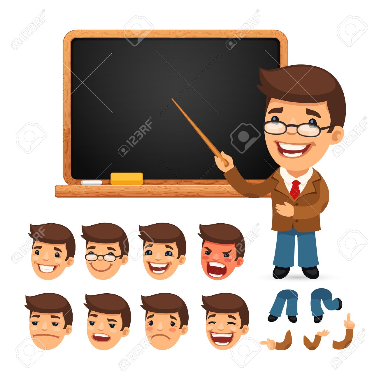 あなたのデザインやアニメーションの学校黒板と先生キャラクターのセットです 白い背景上に分離 追加の Jpg 形式で含まれているパスをクリッピングします のイラスト素材 ベクタ Image あなたのデザインやアニメーションの学校黒板と先生キャラクターのセットです 白い背景上に分離 追加の Jpg 形式で含まれているパスをクリッピングします のイラスト素材 ベクタ Image