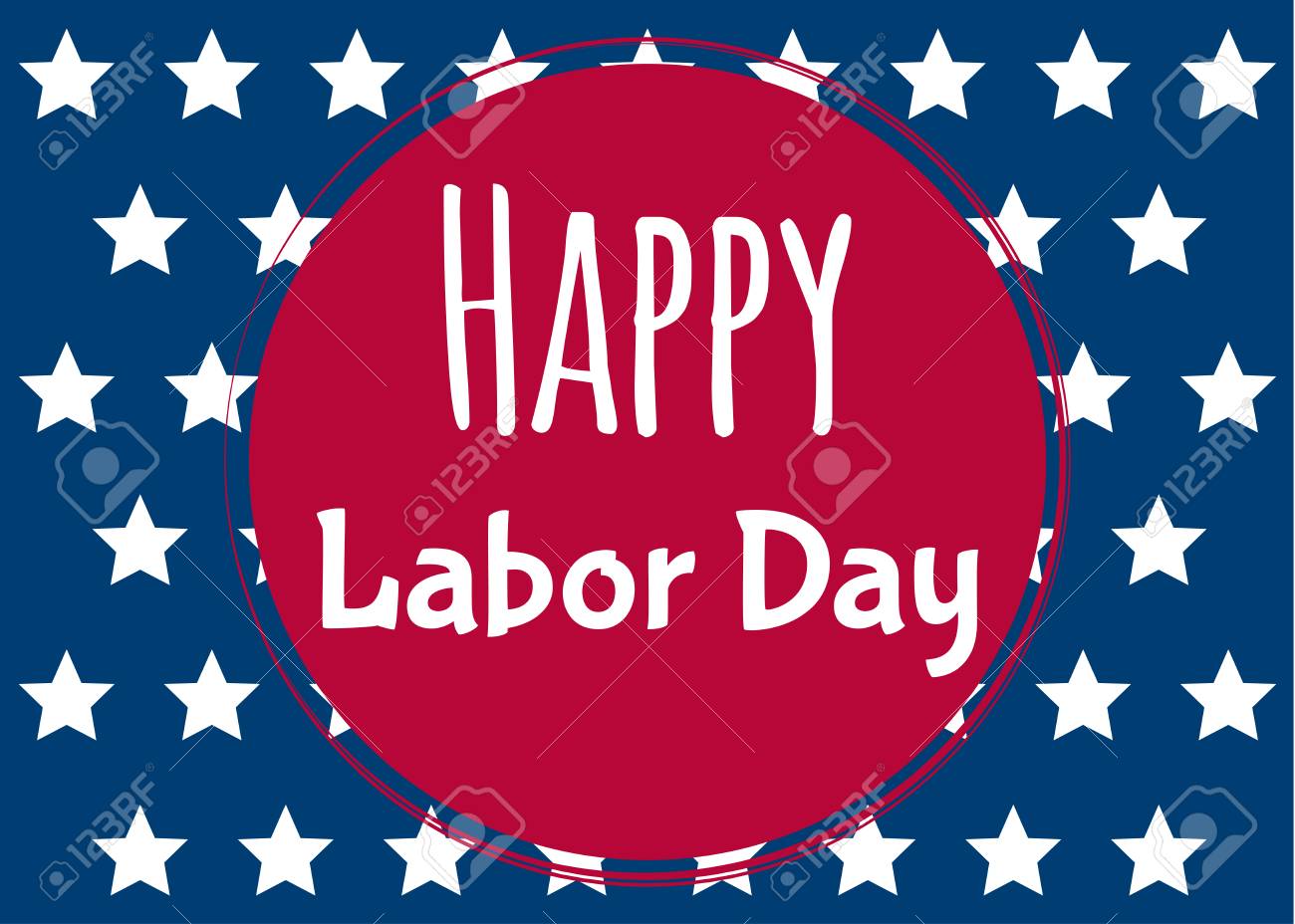 happy labor day united states labor day greeting card vector