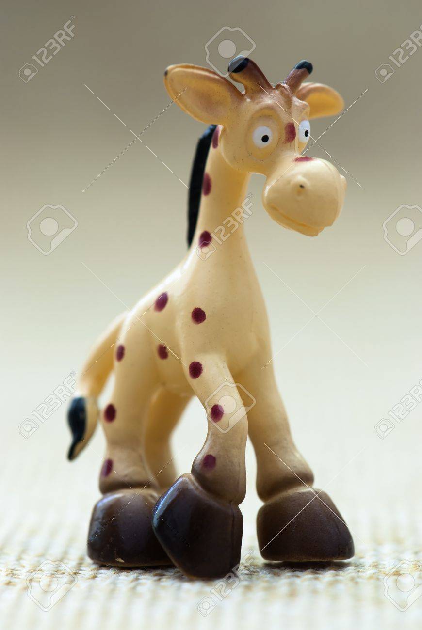Plastic Toy Figurine Cute Giraffe Standing Stock Photo Picture And Royalty Free Image Image 18929778