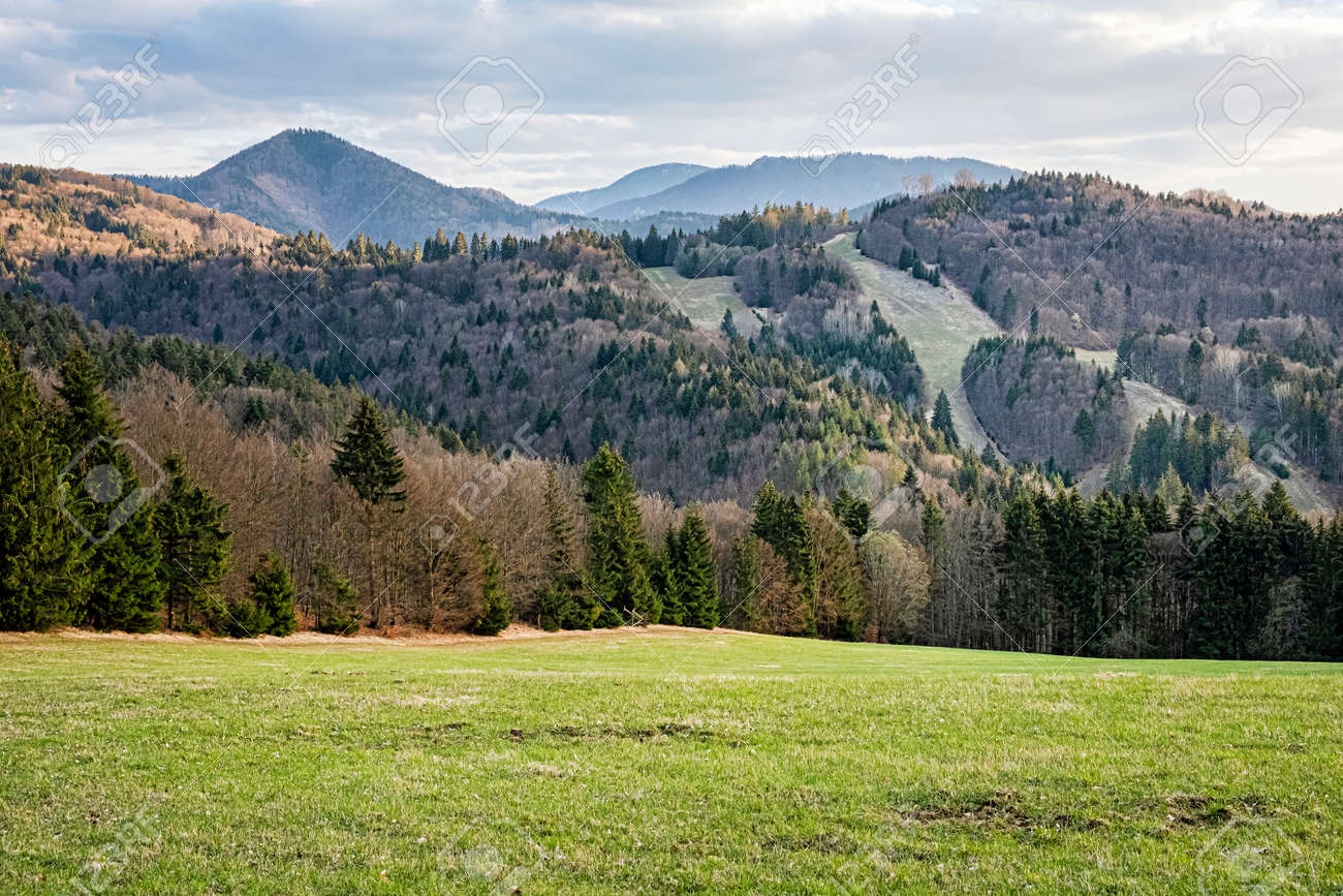 Big Fatra mountains scenery, Slovak republic. Seasonal natural scene. Travel destination. Hiking theme. - 169797904 Big Fatra mountains scenery, Slovak republic. Seasonal natural scene. Travel destination. Hiking theme. - 169797904
