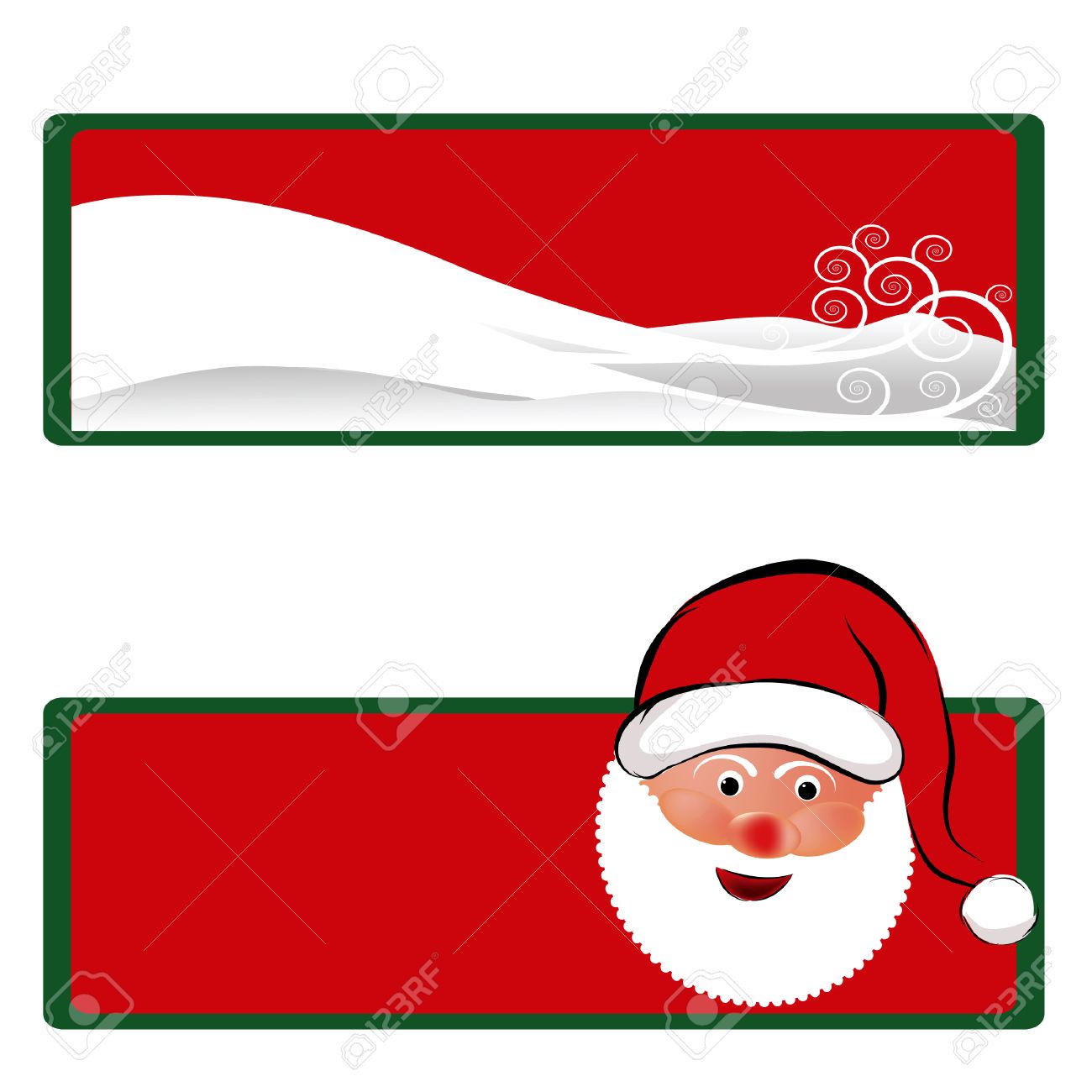 santa claus and christmas scenic holiday gift tags christmas tags from santa